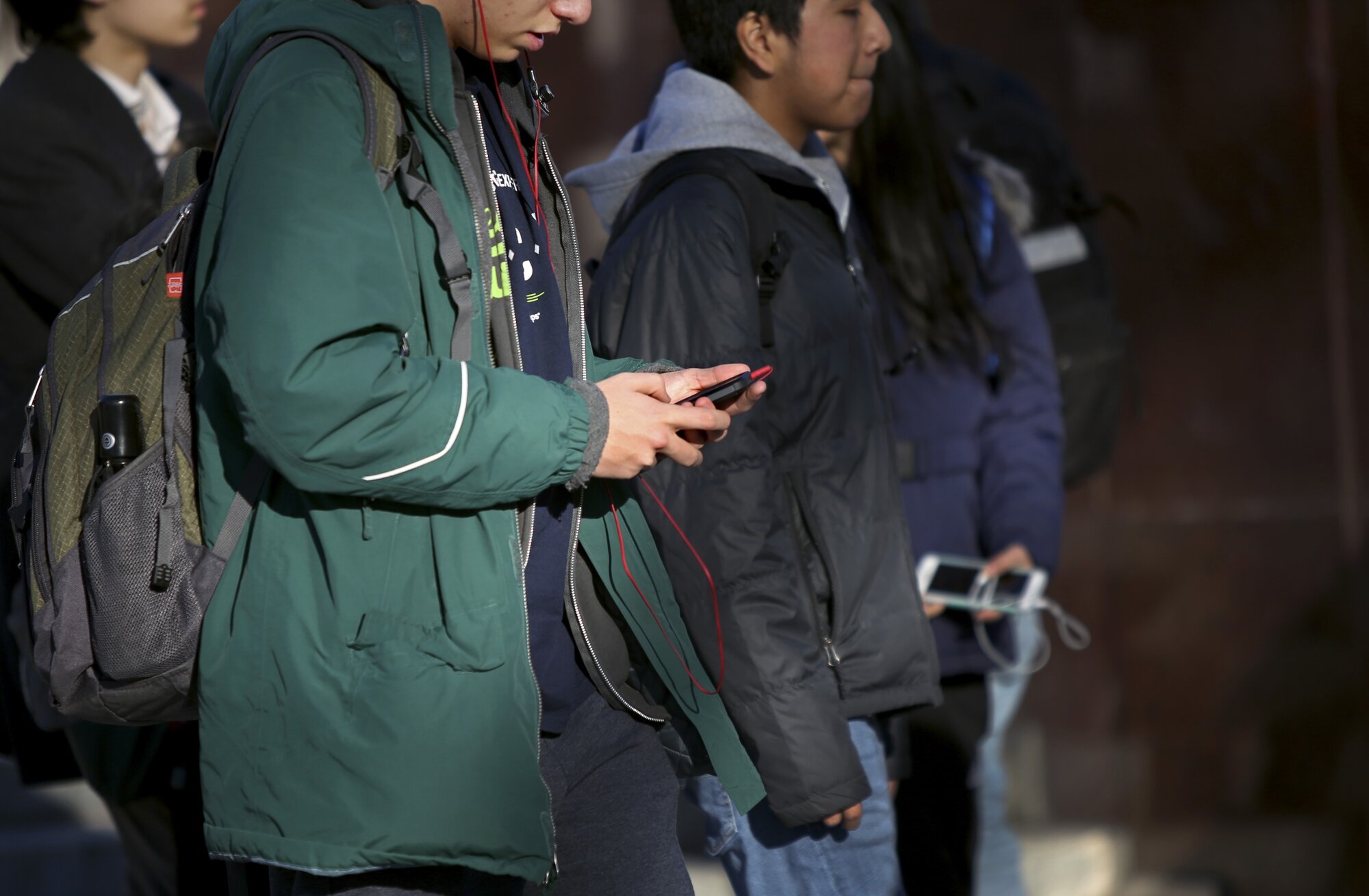 Social media companies’ push to reach students has often overshadowed concerns from parents and teachers. Photo / Yana Paskova, The New York Times