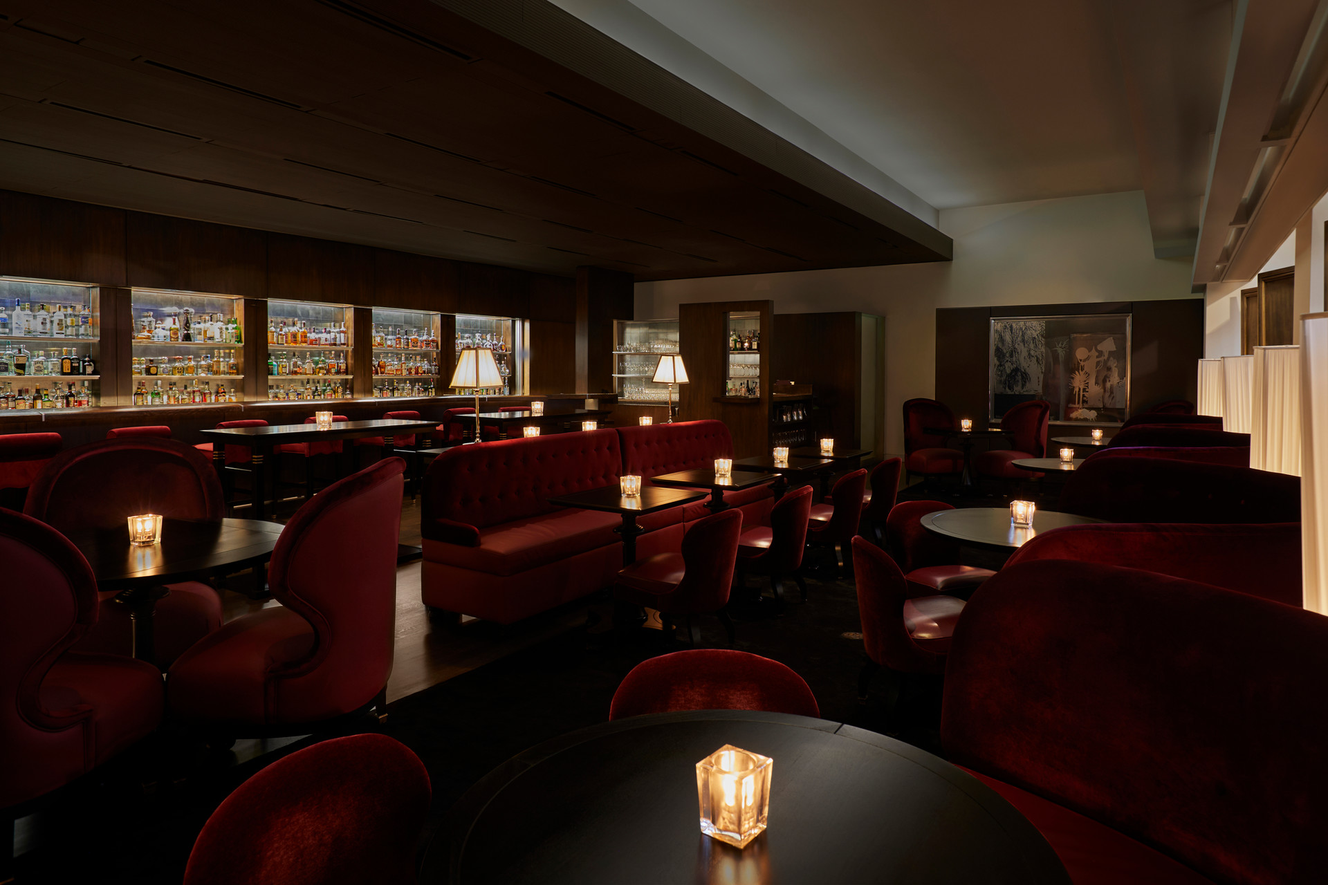 Cut Lounge, one of the bars at the Beverly Wilshire Hotel.