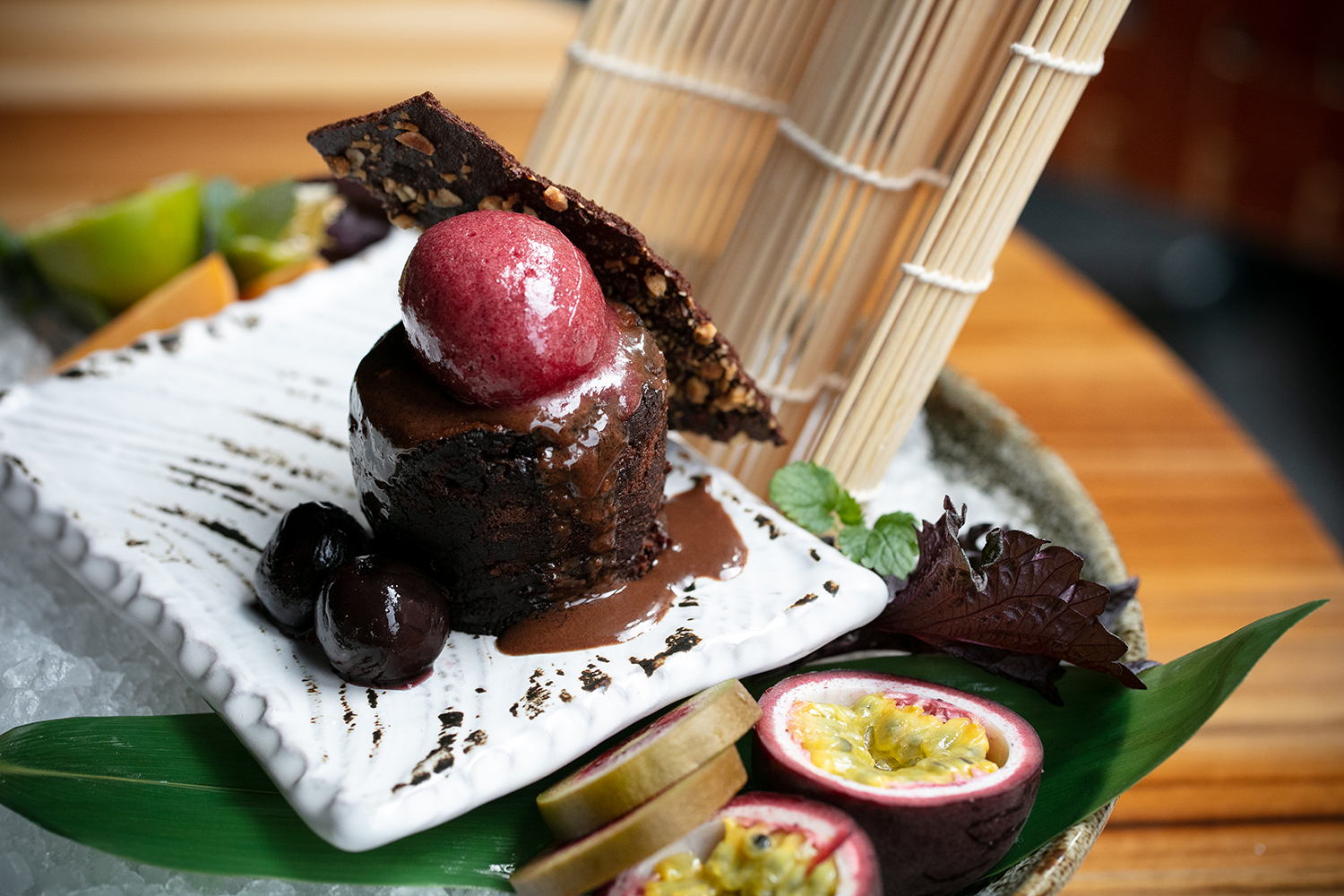 Dessert from Inca Ponsonby's tasting menu. Photo / Babiche Martens