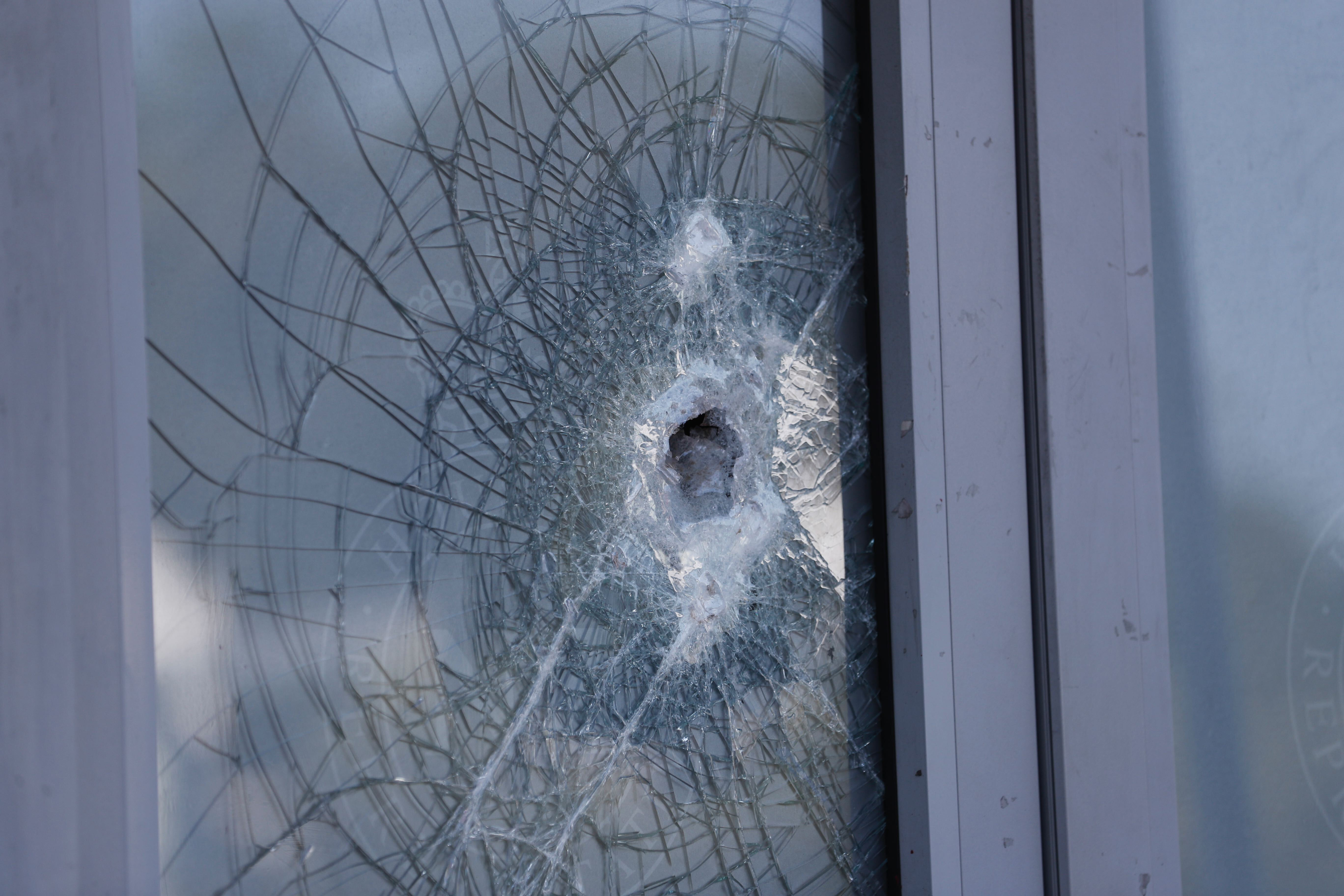 Former prime minister Jacinda Ardern’s electorate office was attacked last year. Photo / Dean Purcell