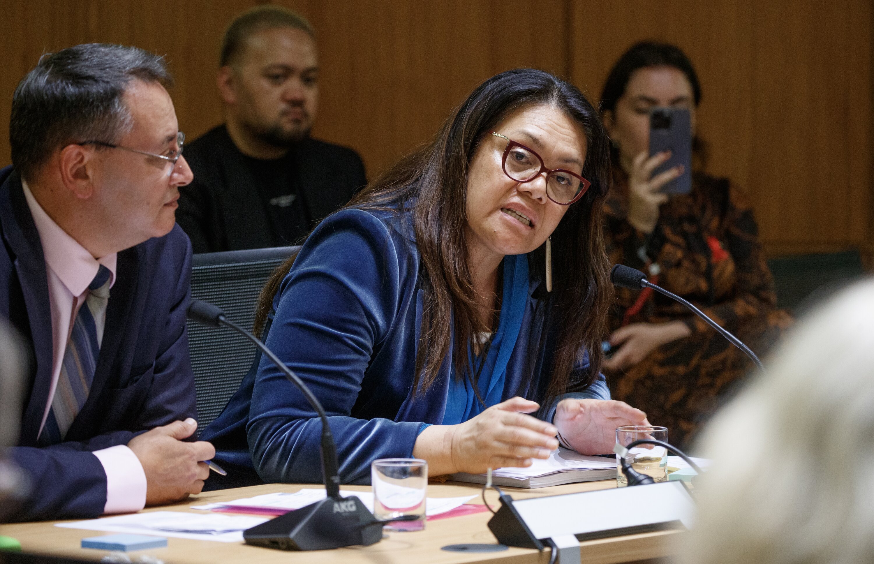 Health NZ chief executive Margie Apa appeared before the Health Committee at Parliament today. Photo / Mark Mitchell