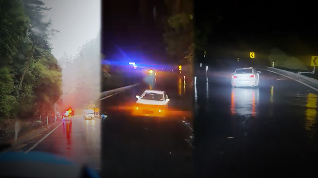 Paeroa Towing Services rescues stranded cars from flooding overnight. Photo / Paeroa Towing Services