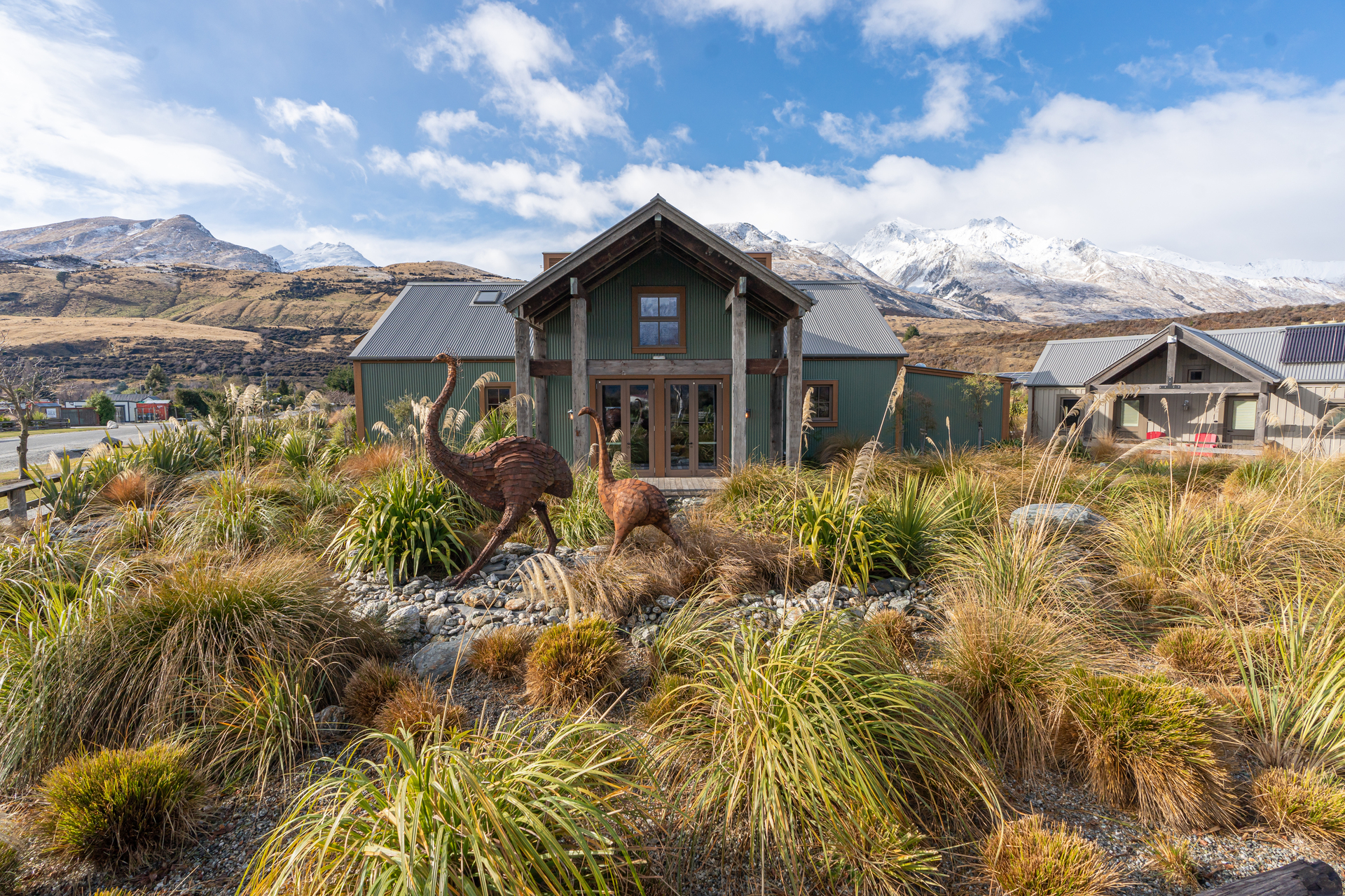 Award-winning Camp Glenorchy has 14 elegantly appointed private chalets. Photo / Supplied