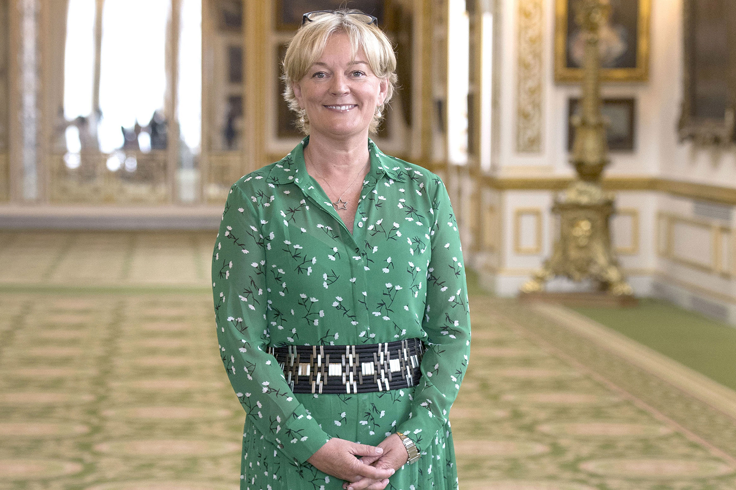 Jo Malone at Lancaster House, London, where she was awarded a CBE in the Queen’s Birthday Honours List. Photo / Getty Images