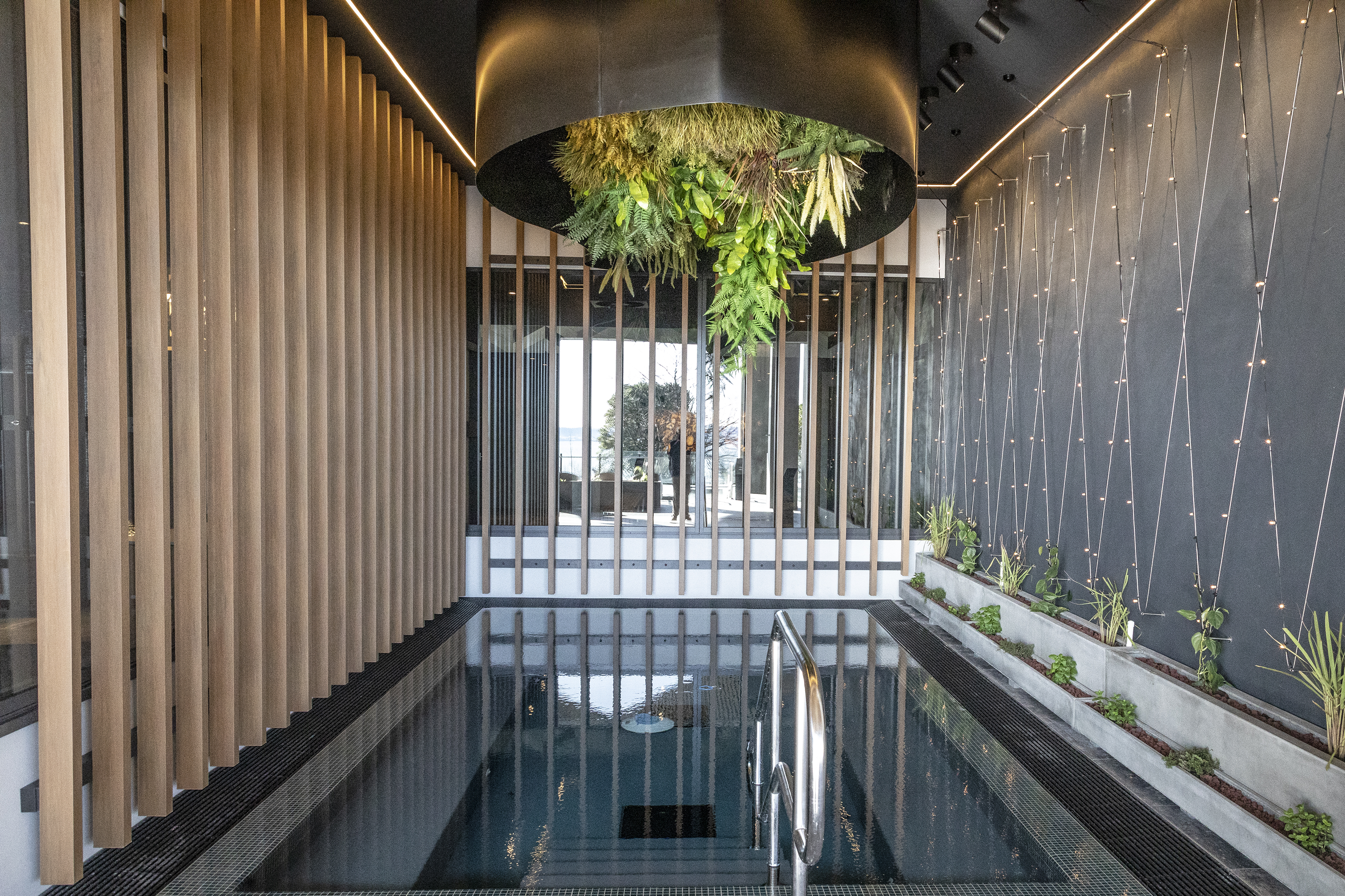 The herbal pool at Wai Ariki Hot Springs and Spa. Photo / Andrew Warner