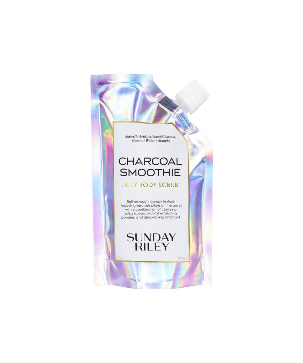 Sunday Riley Charcoal Smoothie Jelly Body Scrub, $64. Photo / Supplied