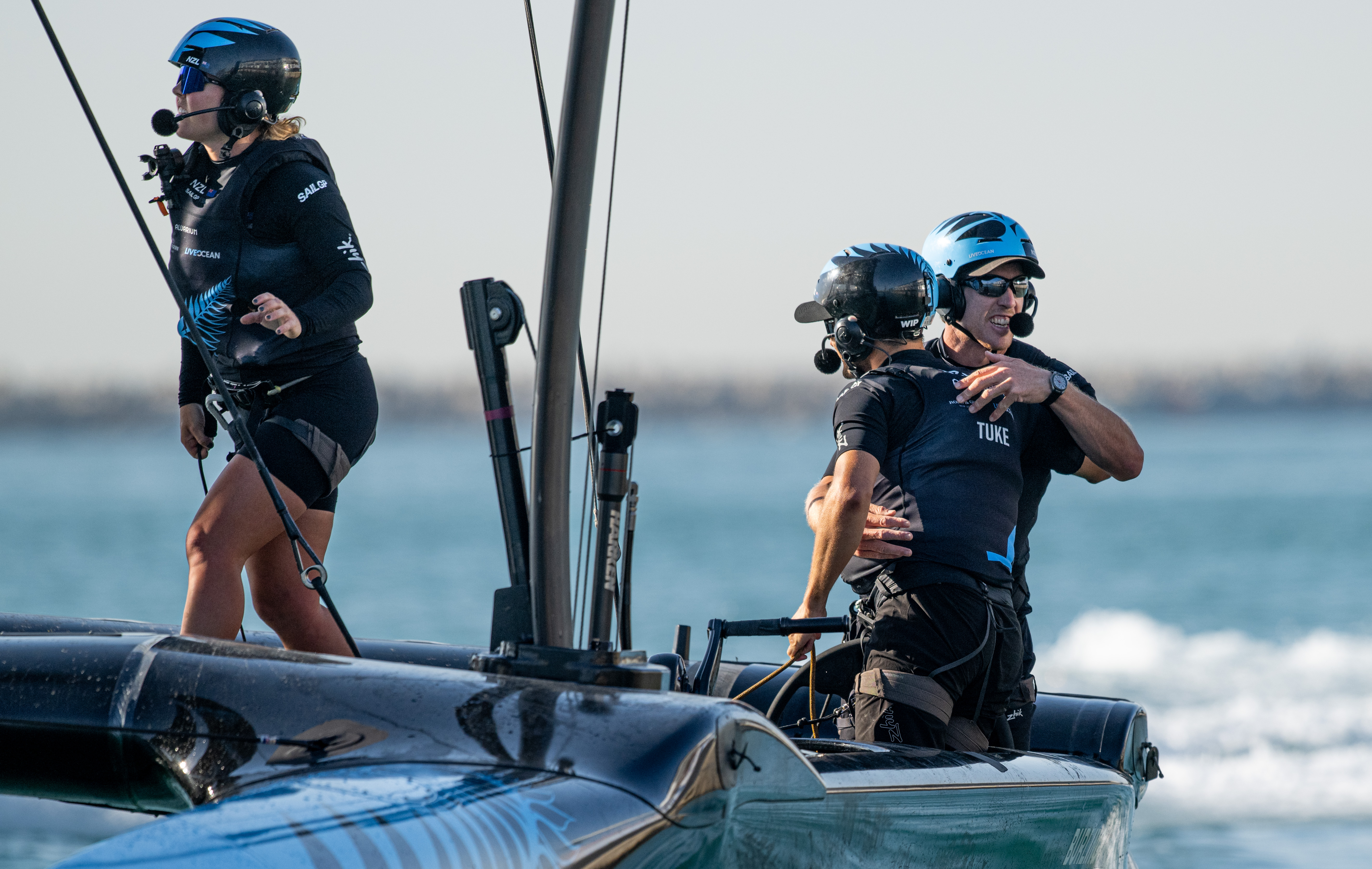 New Zealand are the only team to have qualified for this weekend's SailGP final in San Francisco. Photo: Ricardo Pinto for SailGP