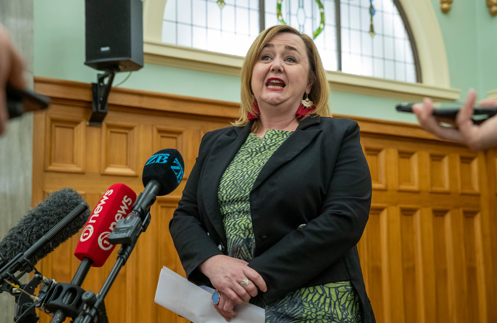 Energy Megan Woods said the Government stood by its renewable electricity target, as the Climate Change committee appeared to hint it missed the bigger picture. Photo / Mark Mitchell