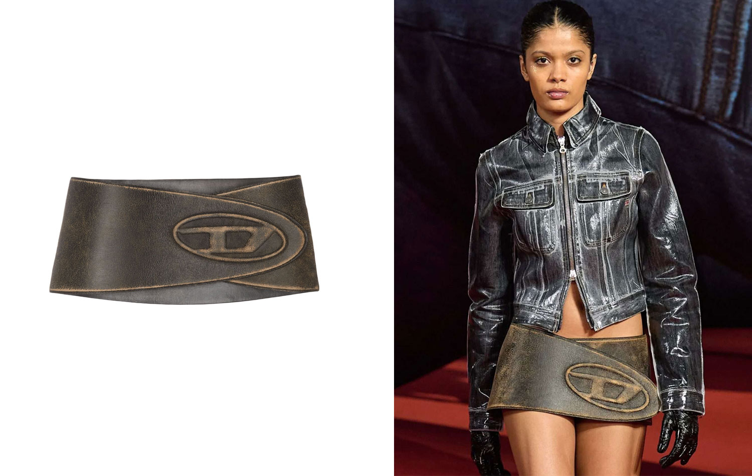 Diesel's wrap belt skit. Photos / Supplied