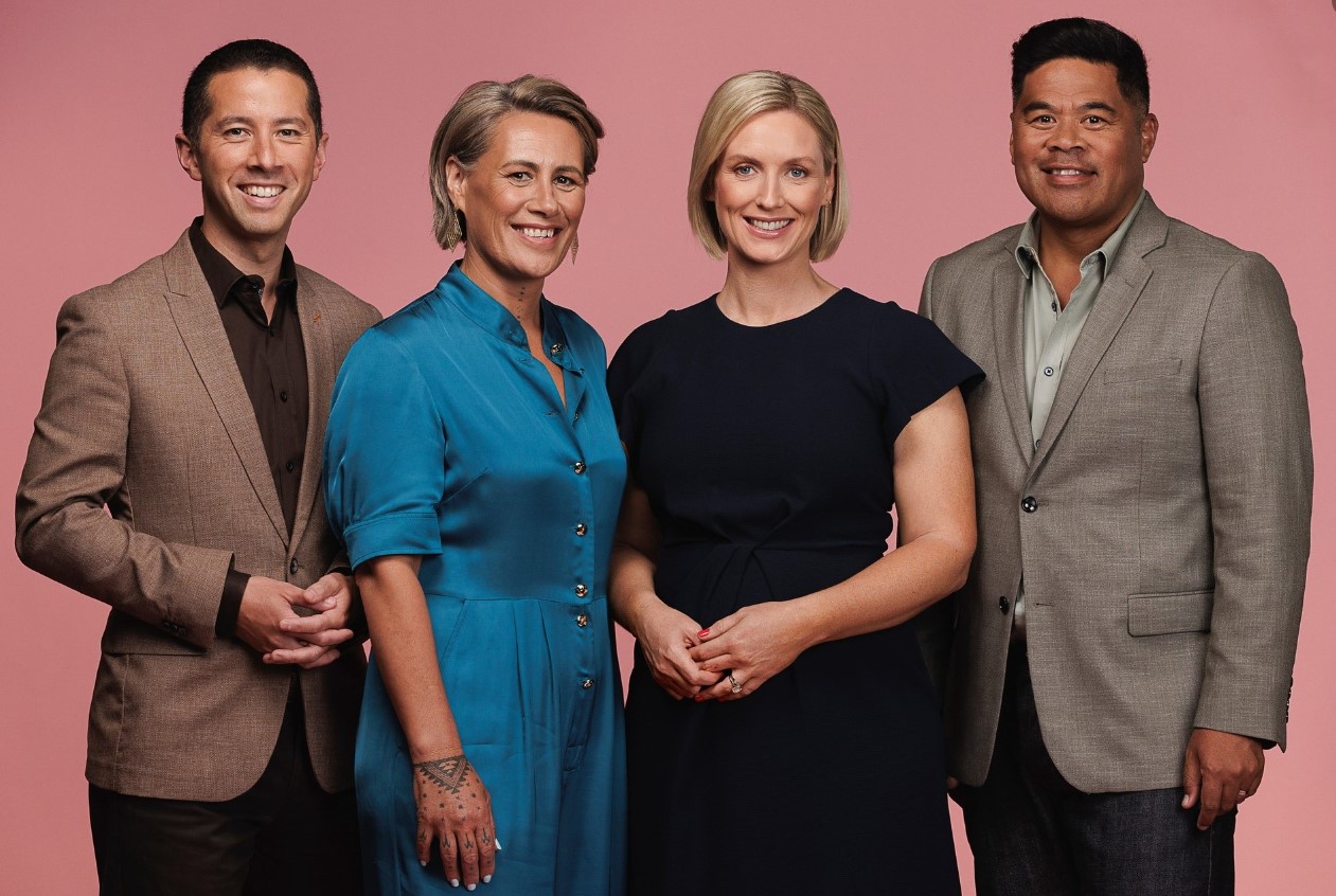 TVNZ Breakfast hosts Chris Chang, Jenny-May Clarkson, Anna Burns-Francis and Daniel Faitaua.