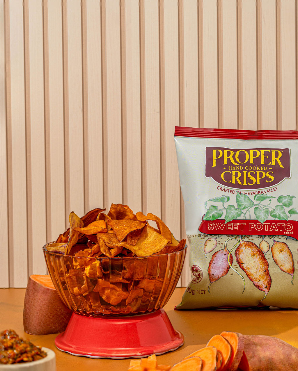 Do sweet potato chips taste the same as kūmara chips? Photo / Proper Crisps