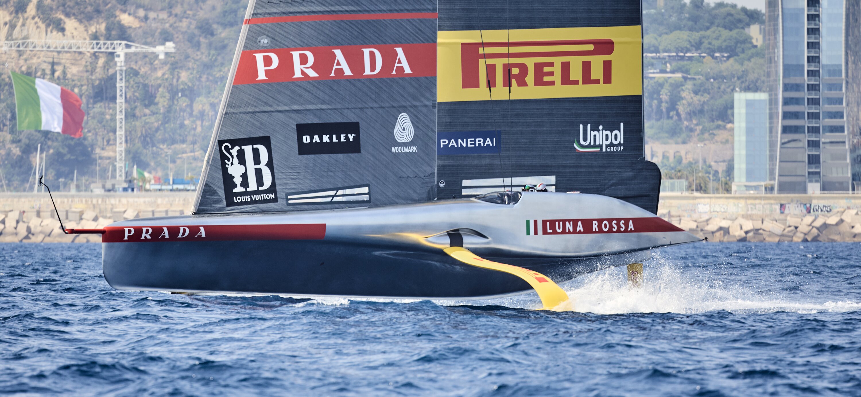 Luna Rossa Prada Pirelli have produced a beautiful design and a focus on all-round performance makes for a strong team. Photo / Carlo Borlenghi