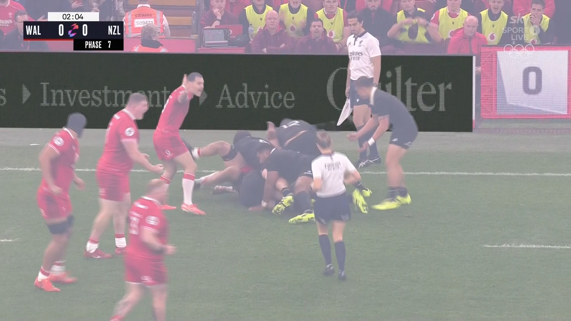 Smoke and digital technology do not mix. Photo / Sky Sport