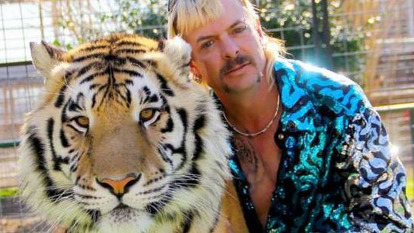 Joe Exotic is currently serving 22 years in jail on two counts of hiring someone to murder Carole Baskin. Photo / Supplied