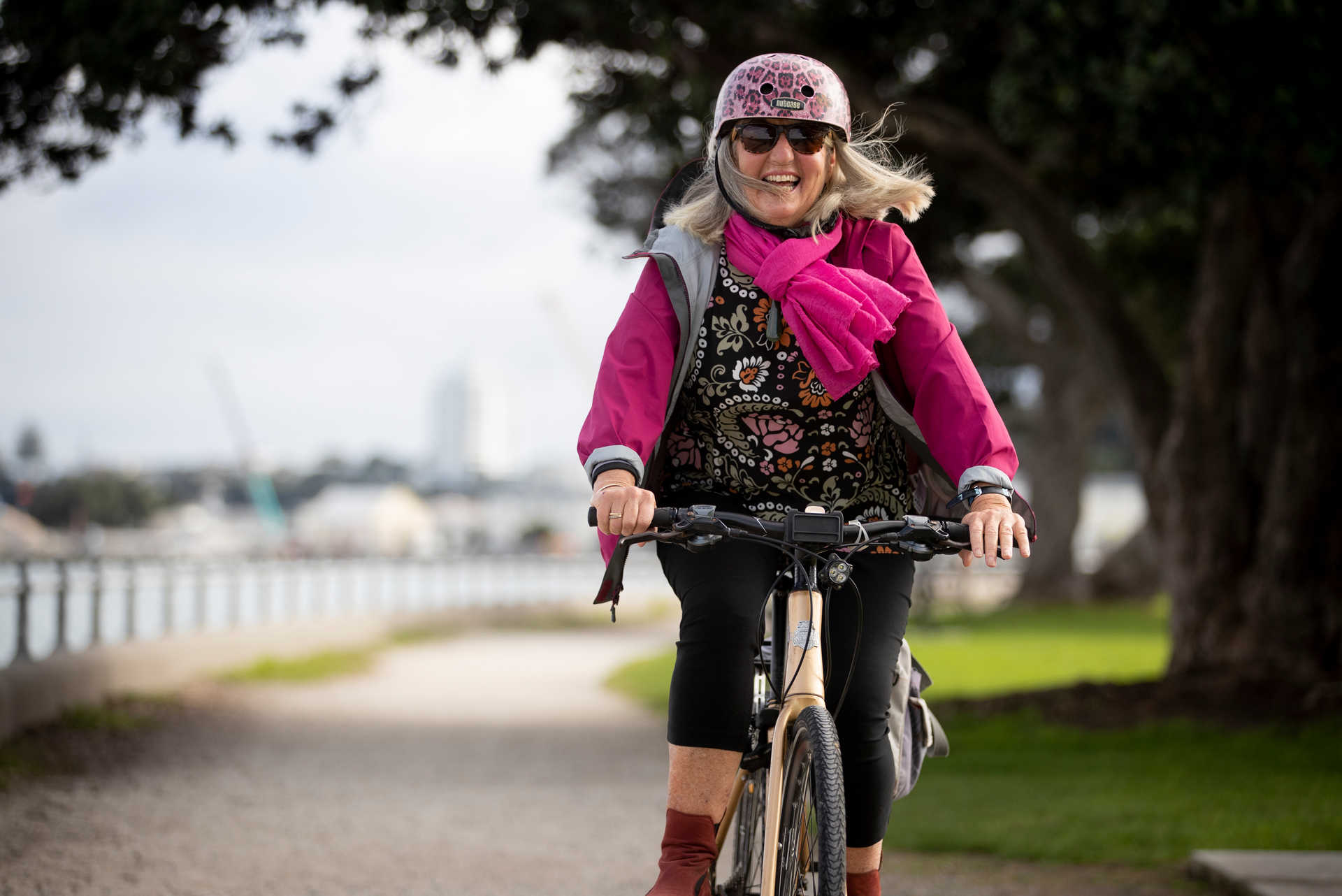 Cycling advocate Barb Cuthbert. Photo / Dean Purcell