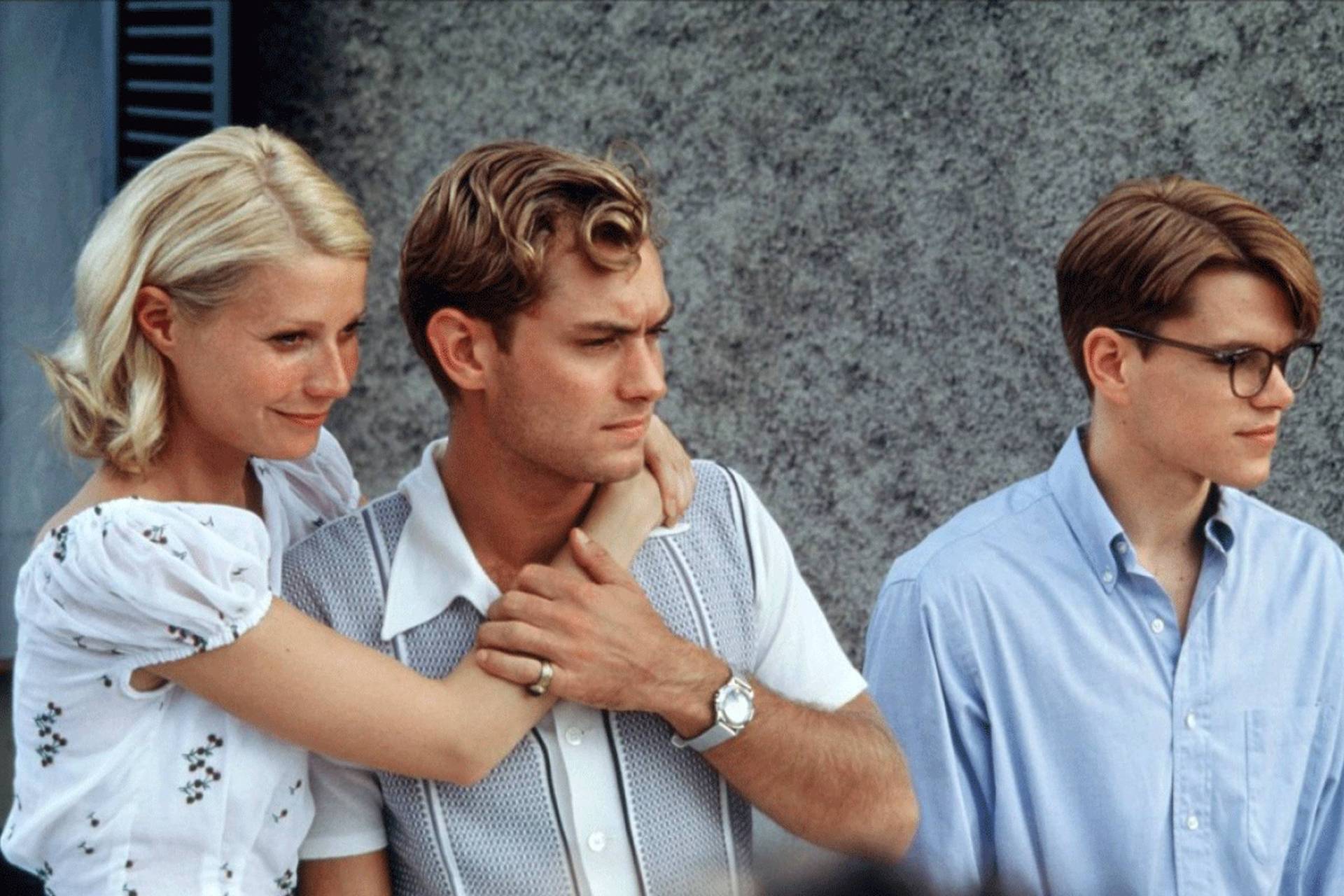 Gwyneth Paltrow, Jude Law and Matt Damon in The Talented Mr Ripley
