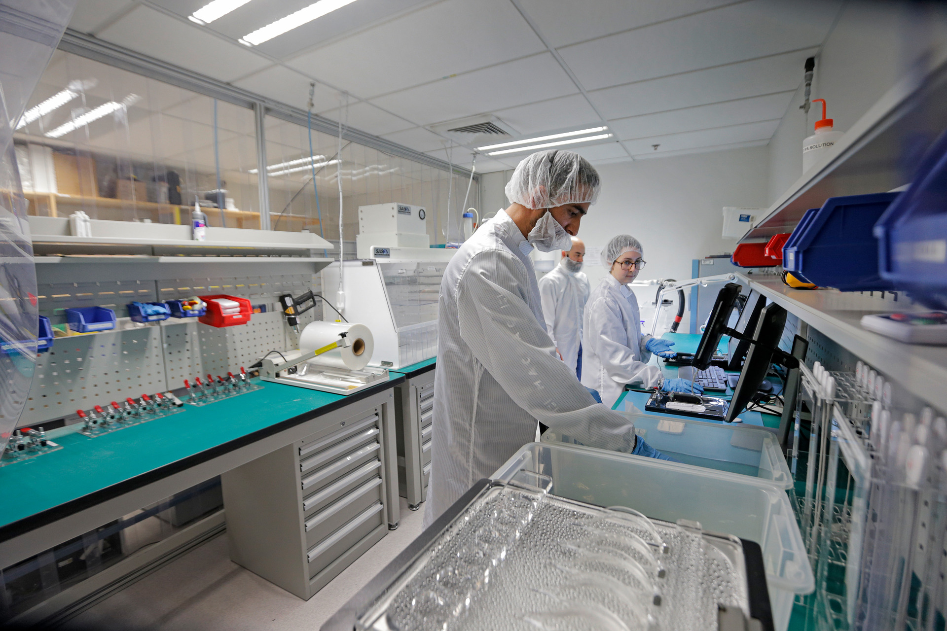 JunoFem has on-site, specially designed clean room to manage production quality. Photo / Alex Burton