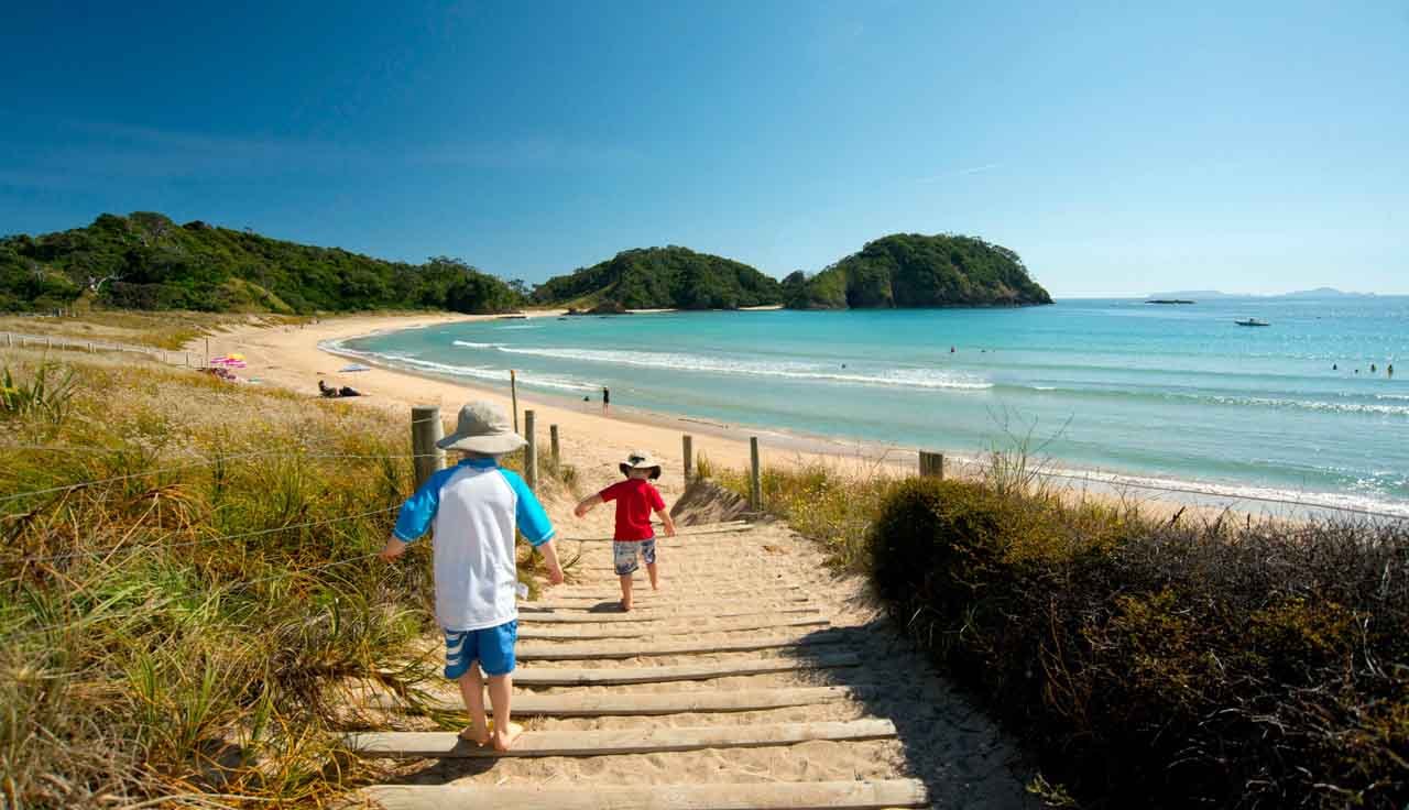 Northland is awash with beautiful beaches, like Matapouri Bay, but it's also a hit with foodies. Photo / Whangarei District Council