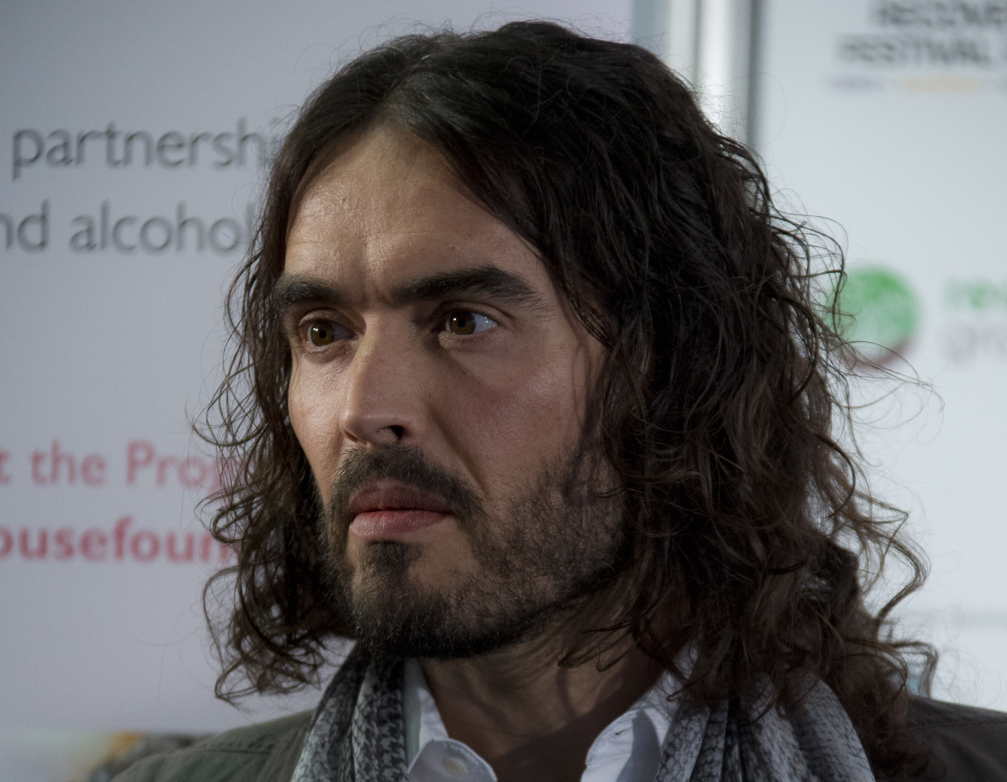 Comedian Russell Brand has been questioned for a second time by police investigating sexual offence allegations. Photo / AP