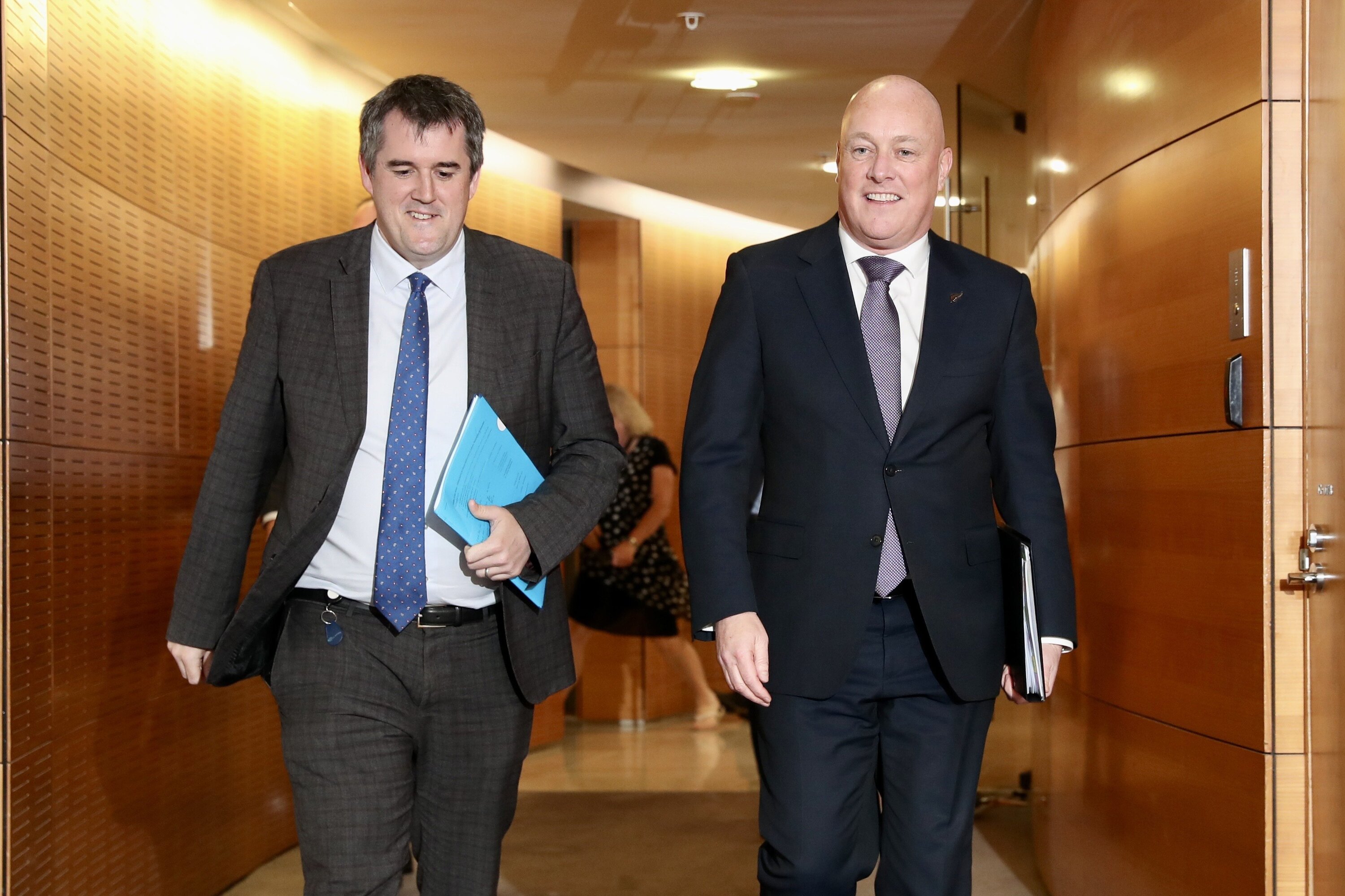 Prime Minister Christopher Luxon and Housing Minister Chris Bishop announced the review in December. Photo / Mark Mitchell