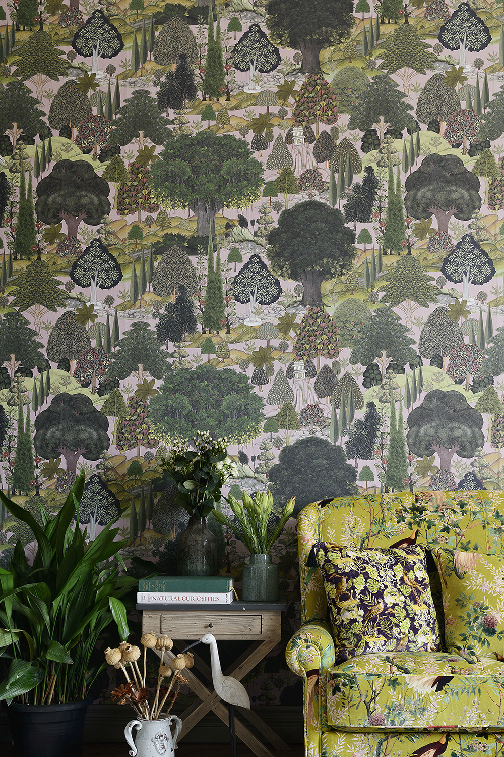 Jardin Sauvage wallpaper by Mind The Gap from Artisan Collective. Photo / Supplied