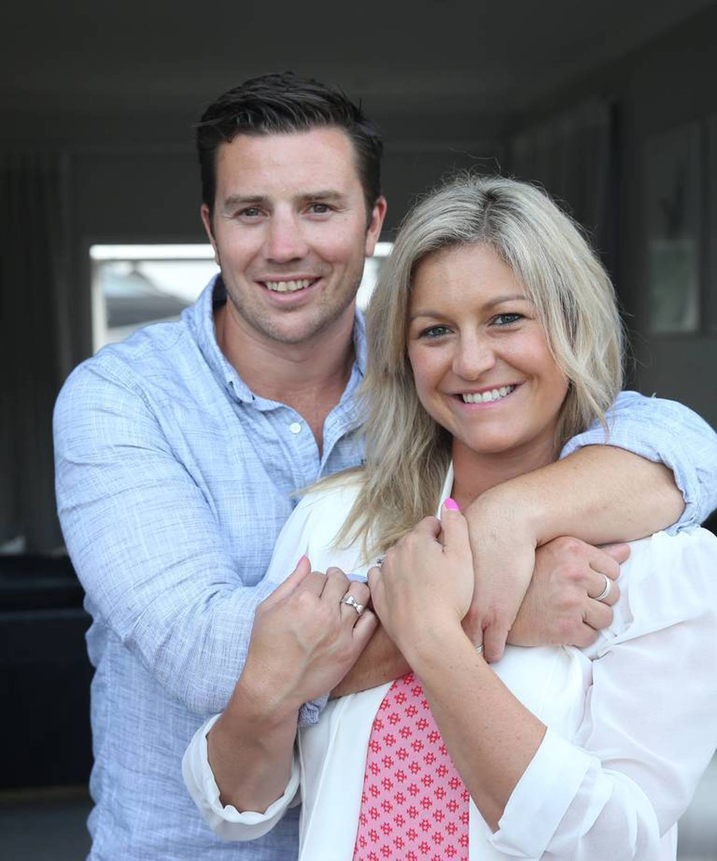 Street pictured with her husband Matt France.