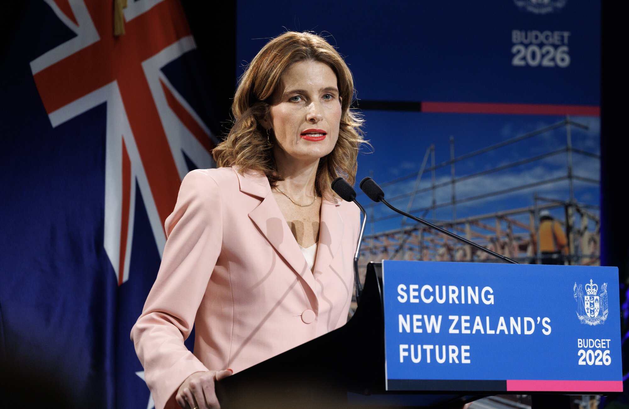 Finance Minister Nicola Willis presents Budget 2026. Photo / Mark Mitchell