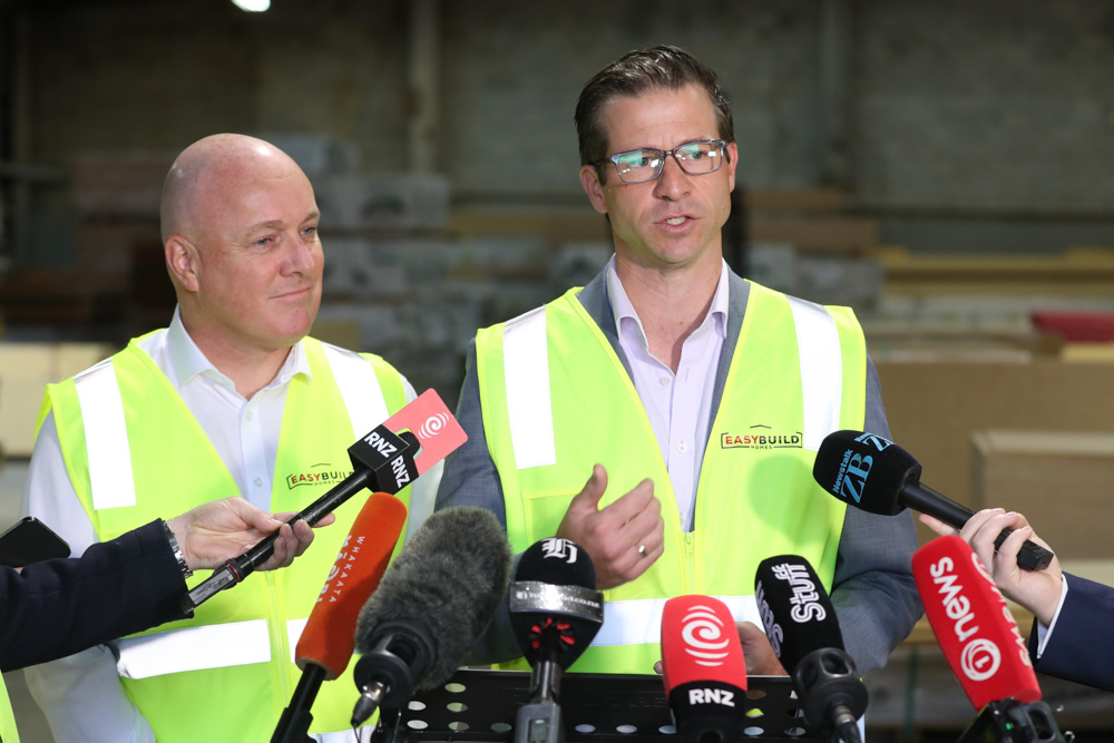 Building and Construction Minister Chris Penk acknowledges the situation is pretty scary. Photo / Mark Mitchell