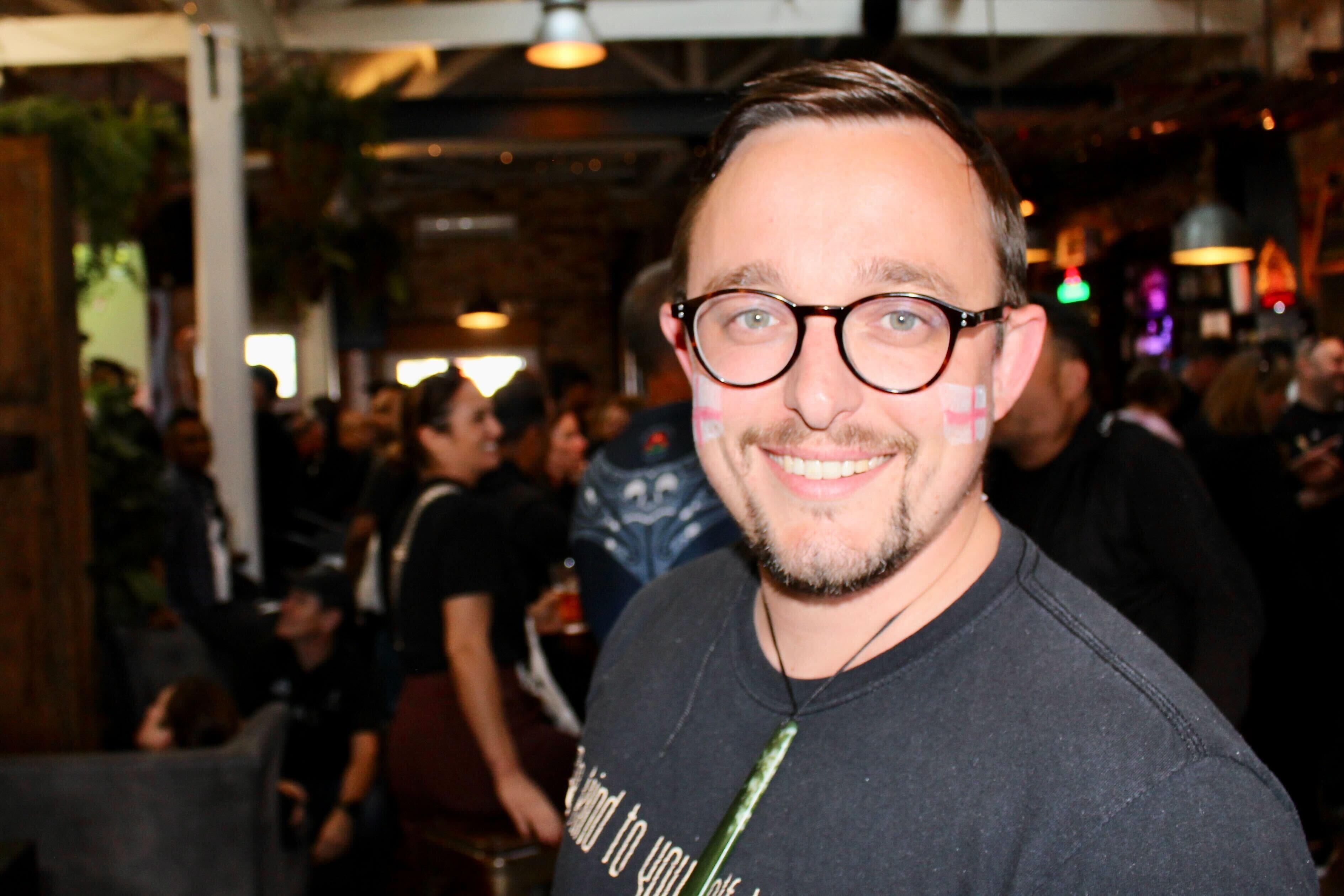 NZ-based Brit Antony Childs is off to his first women’s rugby game - the Women’s Rugby World Cup final - at Eden Park tonight. Photo/ Jed Bradley
