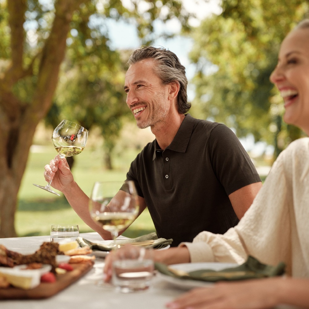 Rob Ipsen in the latest campaign for Church Road Winery. Photo / @churchroadwinery