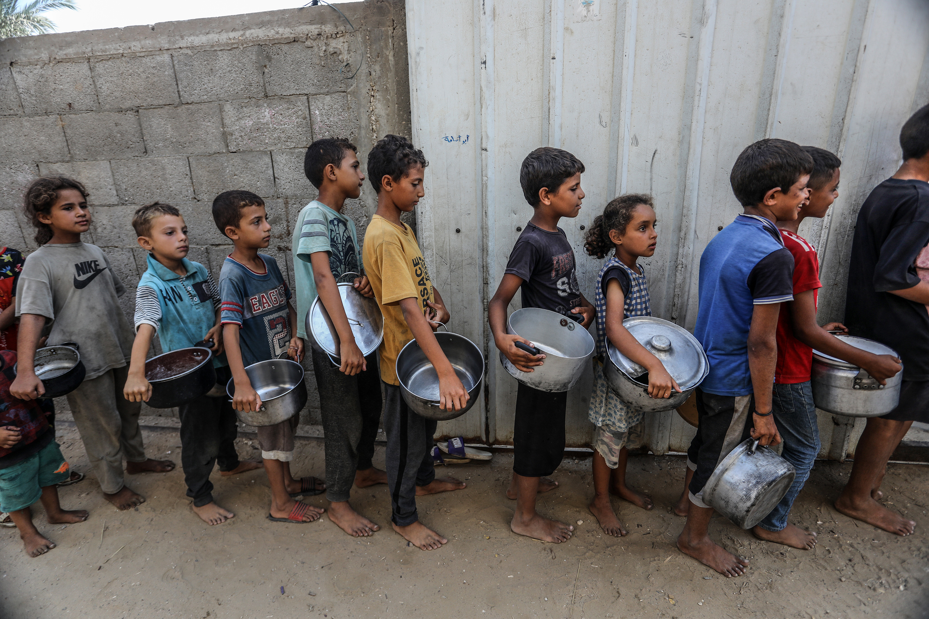 Palestinians in Gaza are unable to obtain many vital necessities, including basic food supplies, amid ongoing hostilities with Israel. Photo / Getty Images