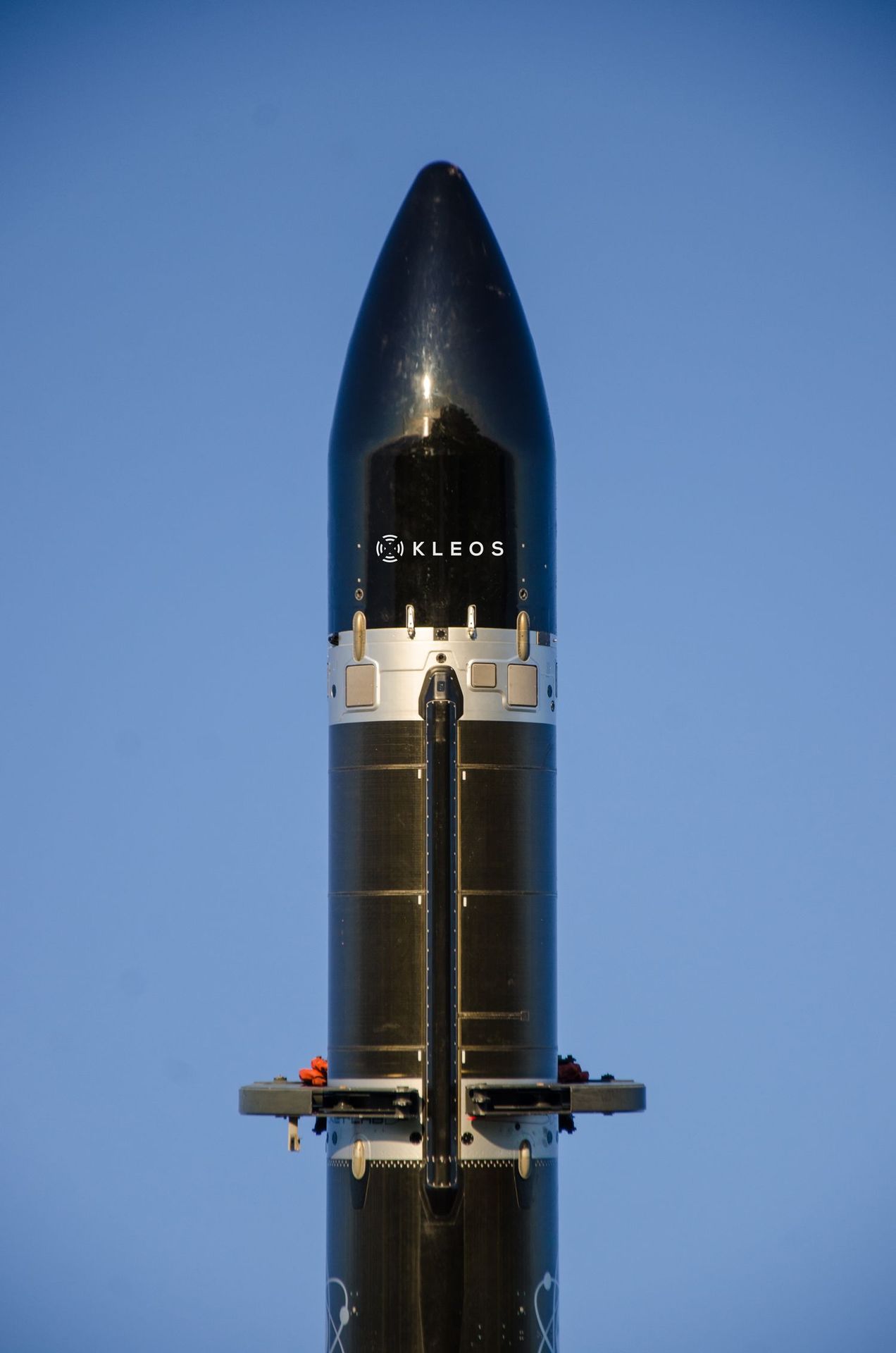 Rocket Lab's Electron rocket due to launch a satellite from Kleos Space. Photo / Supplied.