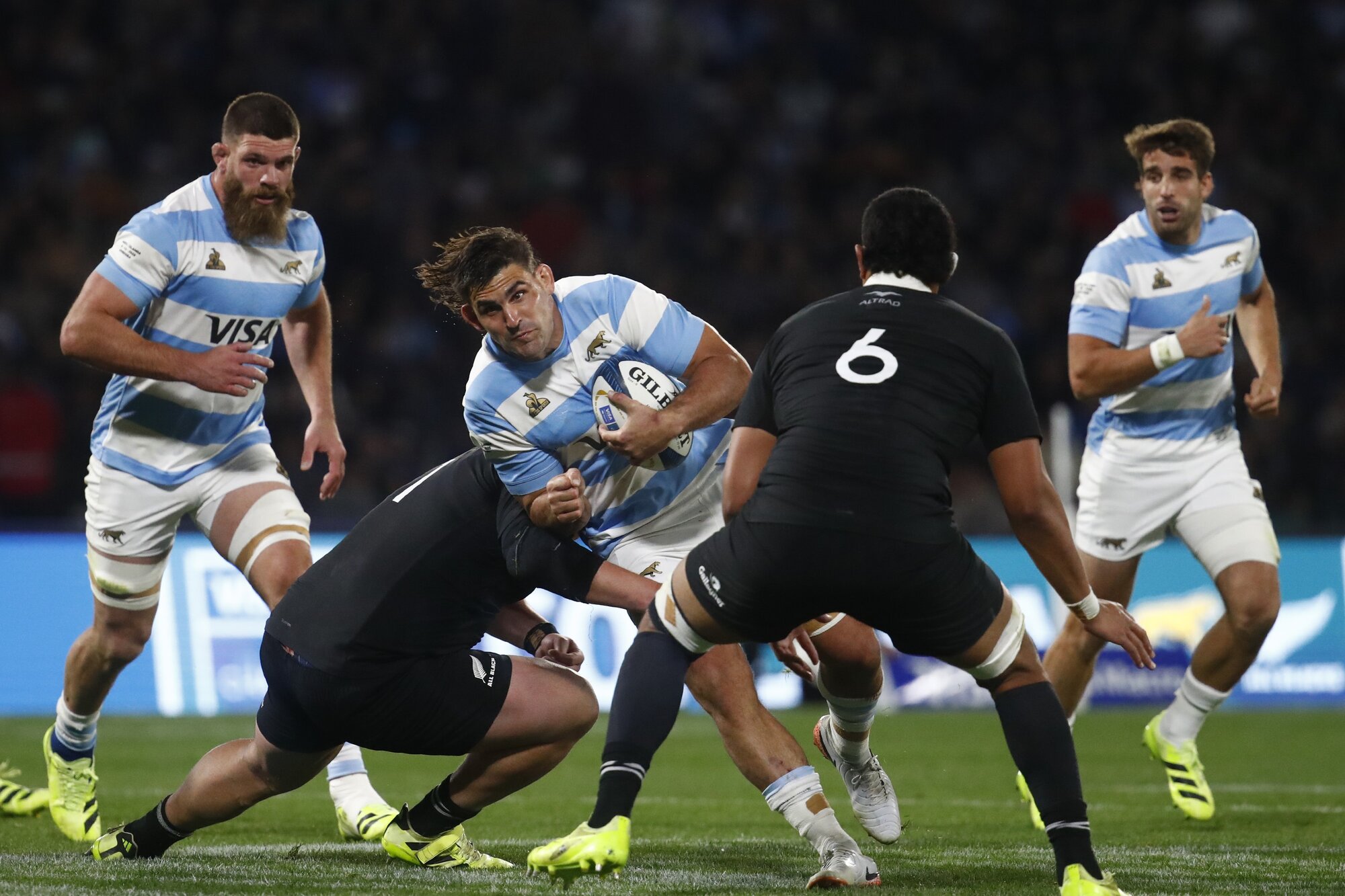 Pablo Matera had anther impressive match for Argentina against the All Blacks. Photo / Getty Images