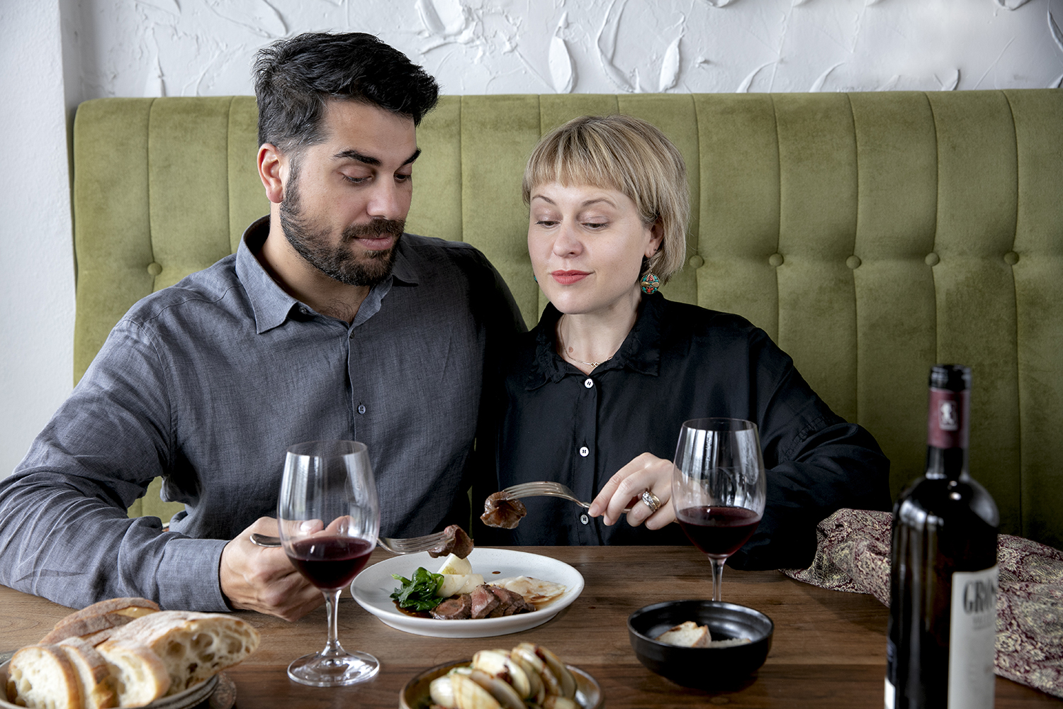 Cazador's Dariush Lolaiy and Rebecca Smidt. Photo / Babiche Martens