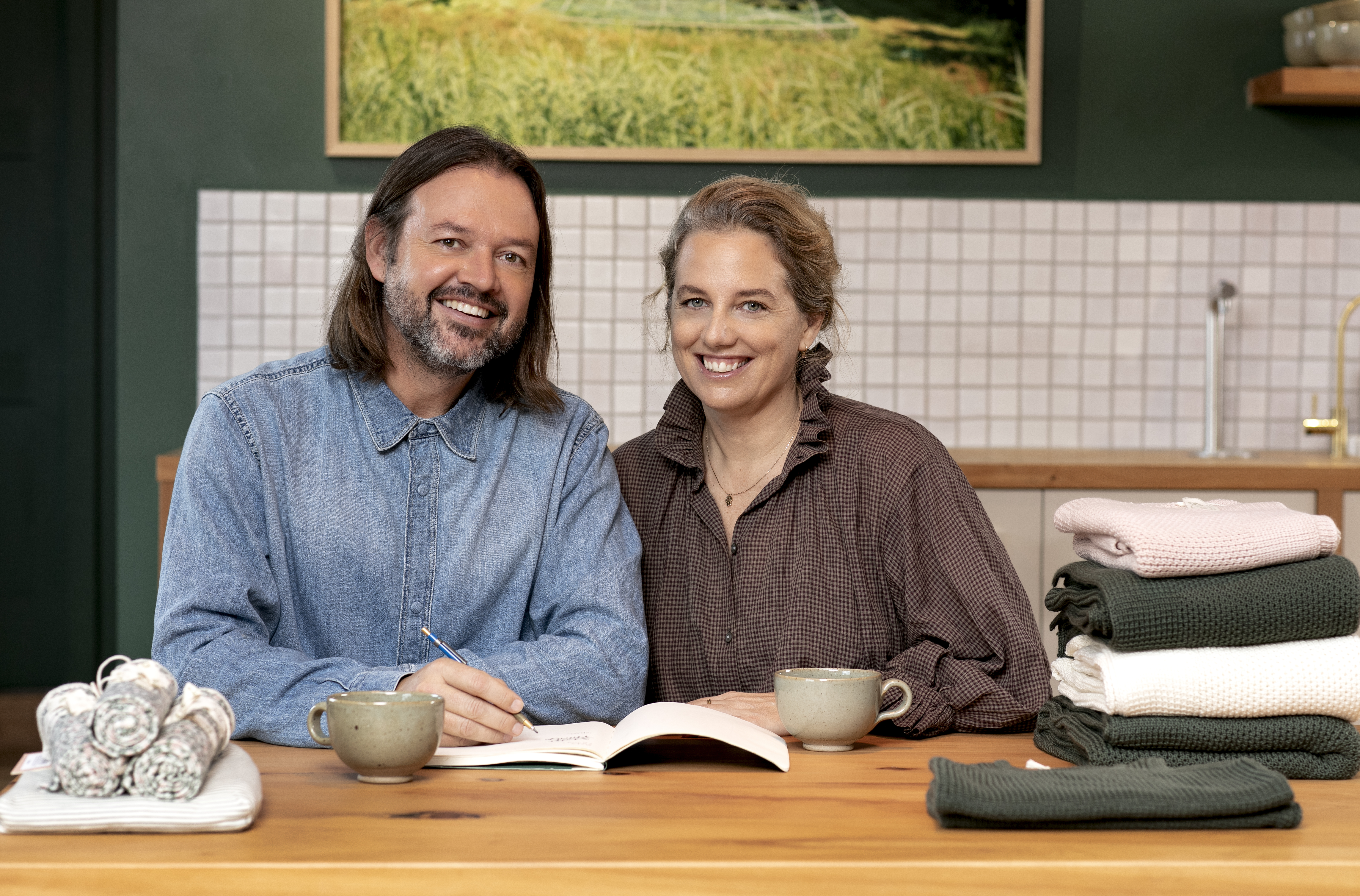 Jacob and Georgia Faull, founders of Nature Baby. Photo / Babiche Martens