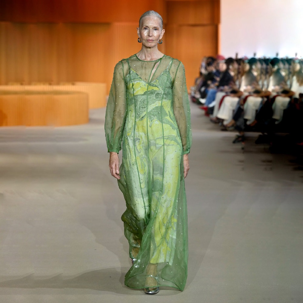 Amanda Bransgrove walking for Mastani at Australian Fashion Week in May. Photo / Getty Images