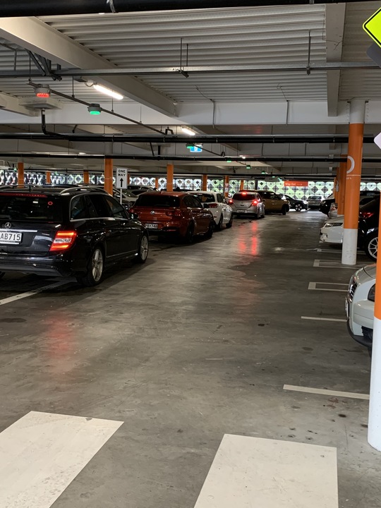 Shoppers were stuck in their cars at the Westfield Newmarket mall carpark for hours as queues snaked around the levels. Photo / Coco Veber-Nichols