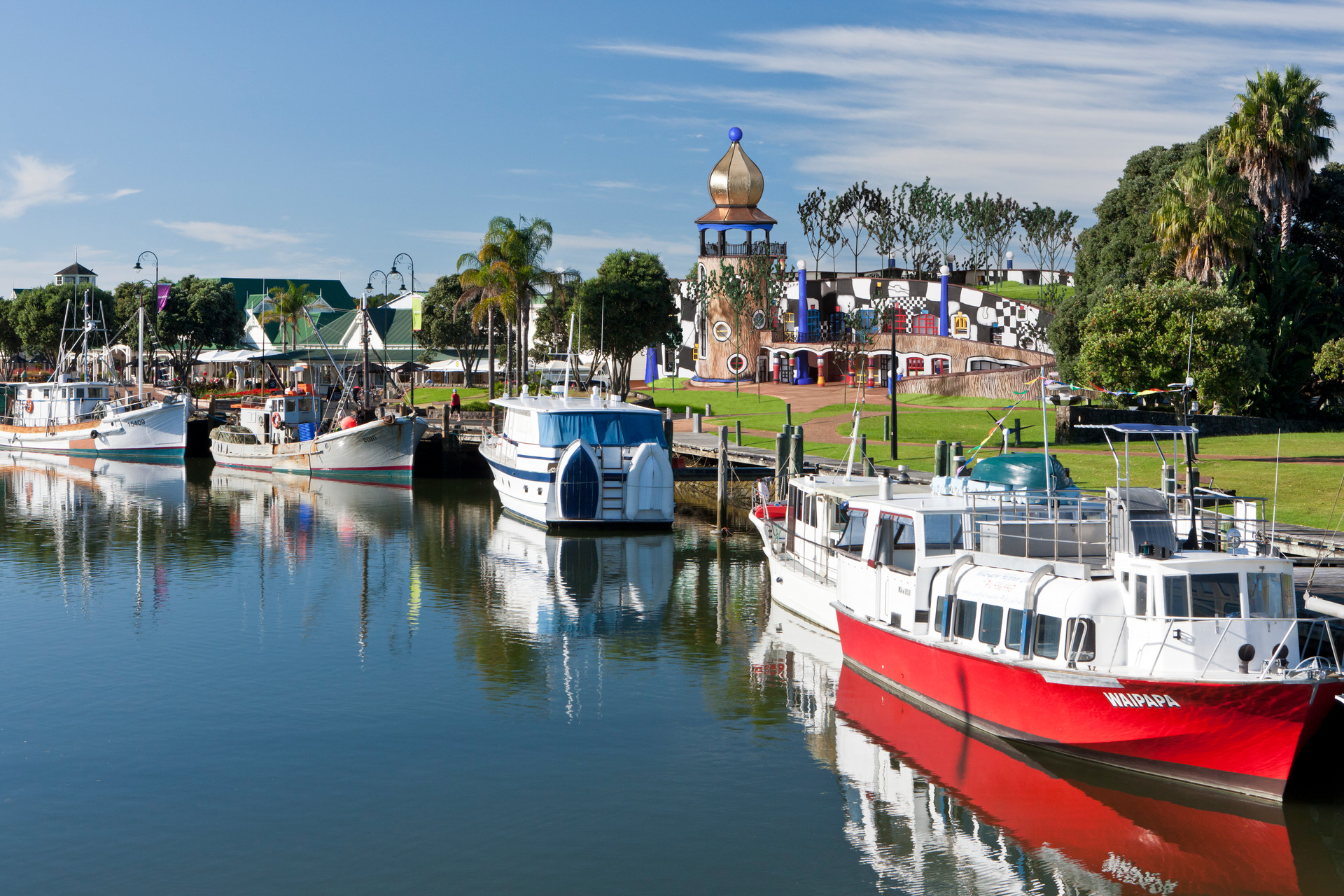 An artist's impression of the Hundertwasser Art Gallery in the Whangarei Town Basin. Illustration / Steve Sharp