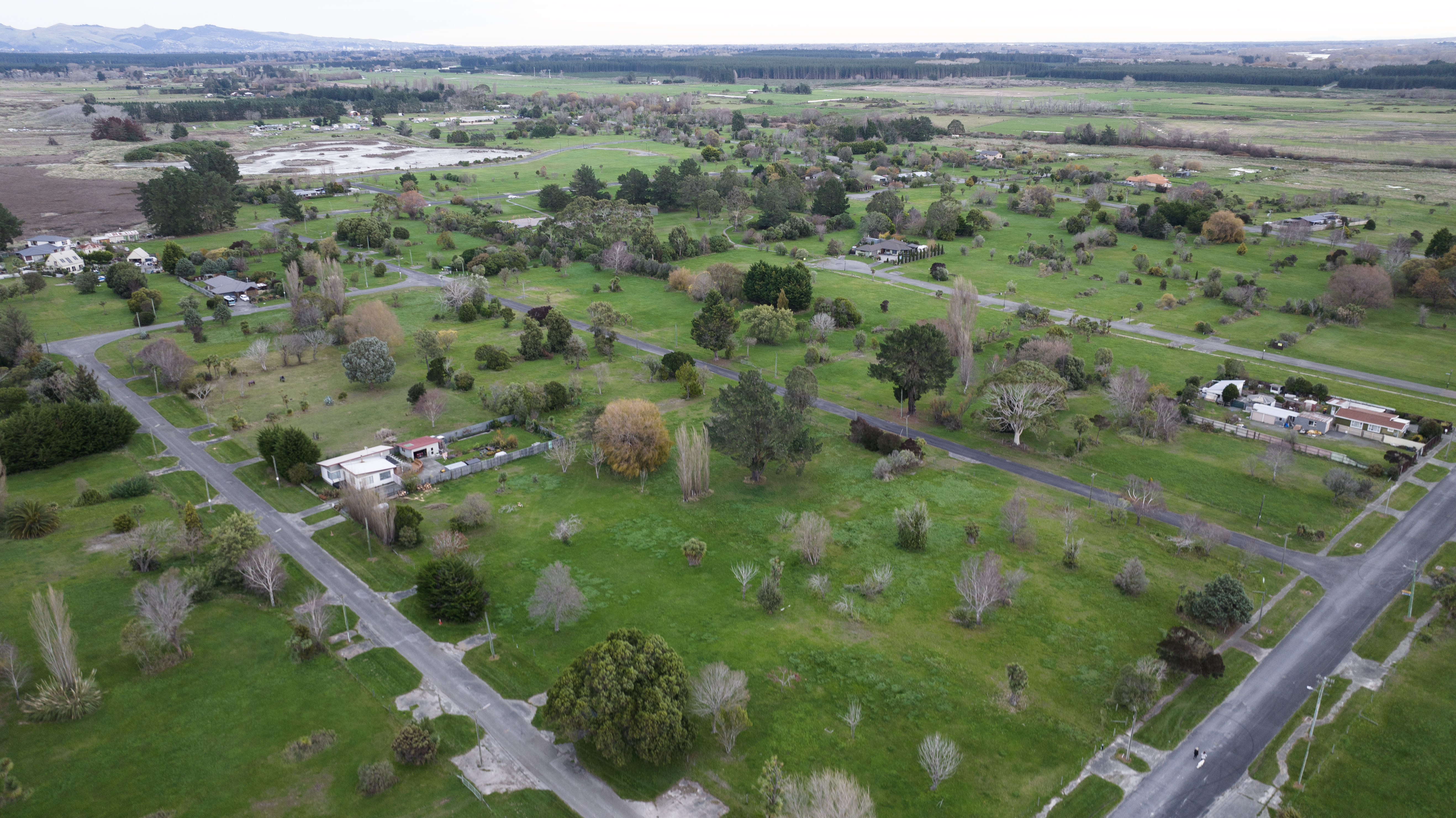 About 500 homes were red zoned but a few avoided being demolished. Photo / George Heard