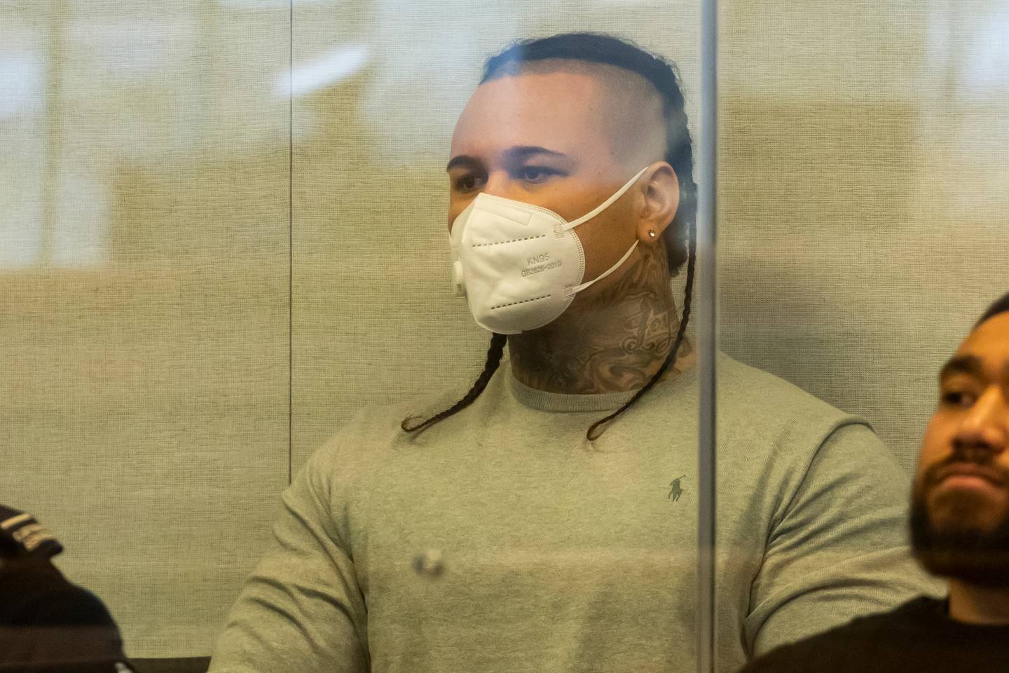 Defendant Taniela Mafileo is on trial in the High Court at Auckland accused of four methamphetamine-related charges. Photo / Brett Phibbs