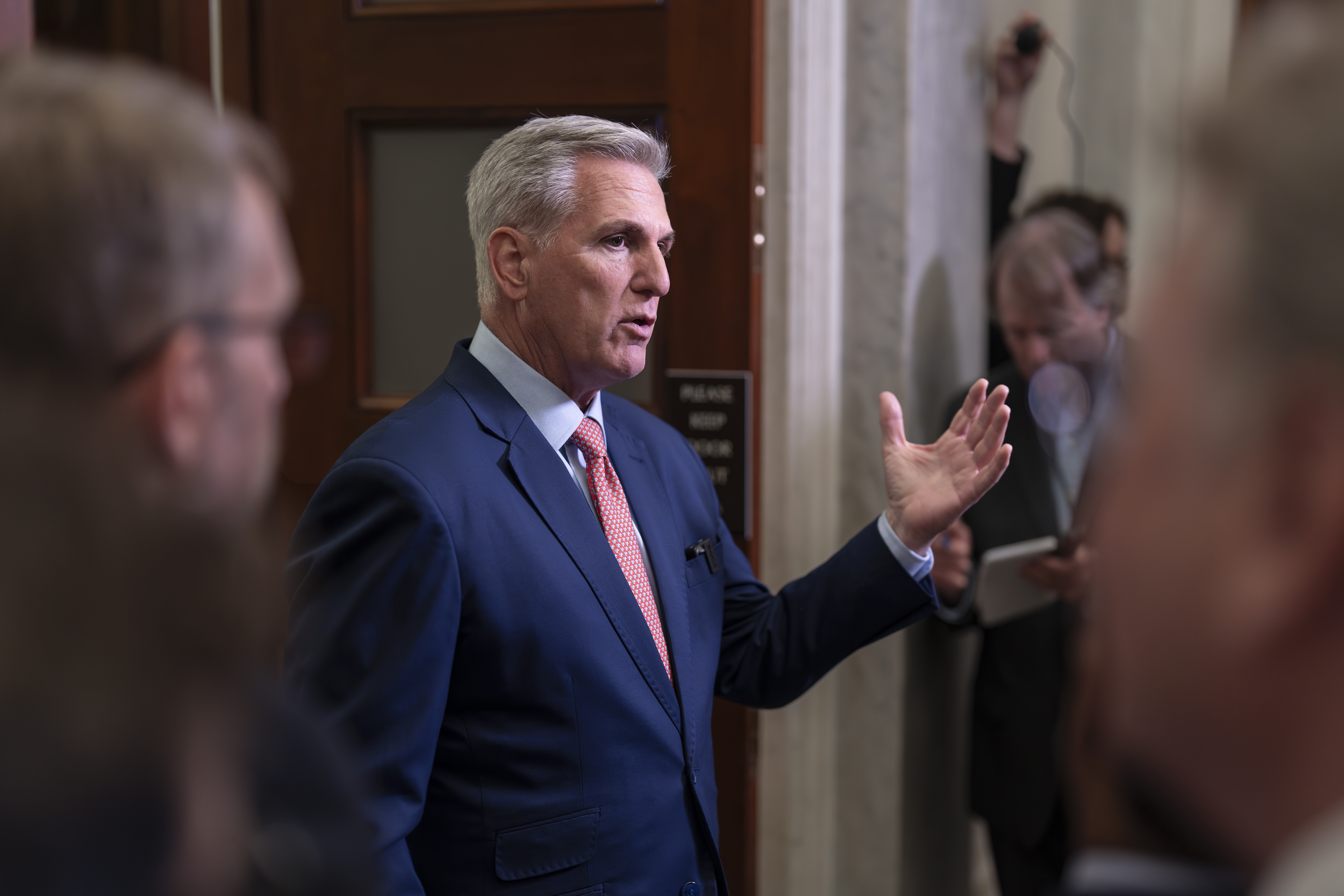 A successor to Kevin McCarthy is still uncertain. Photo / AP 