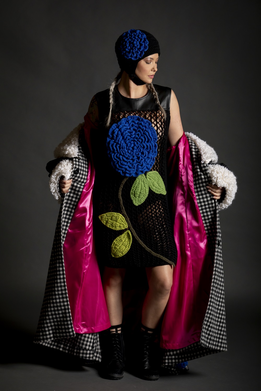 Wools of New Zealand Best Use of Wool Award winner Viv Tamblyn from Gore. Photo / Still Vision Photography