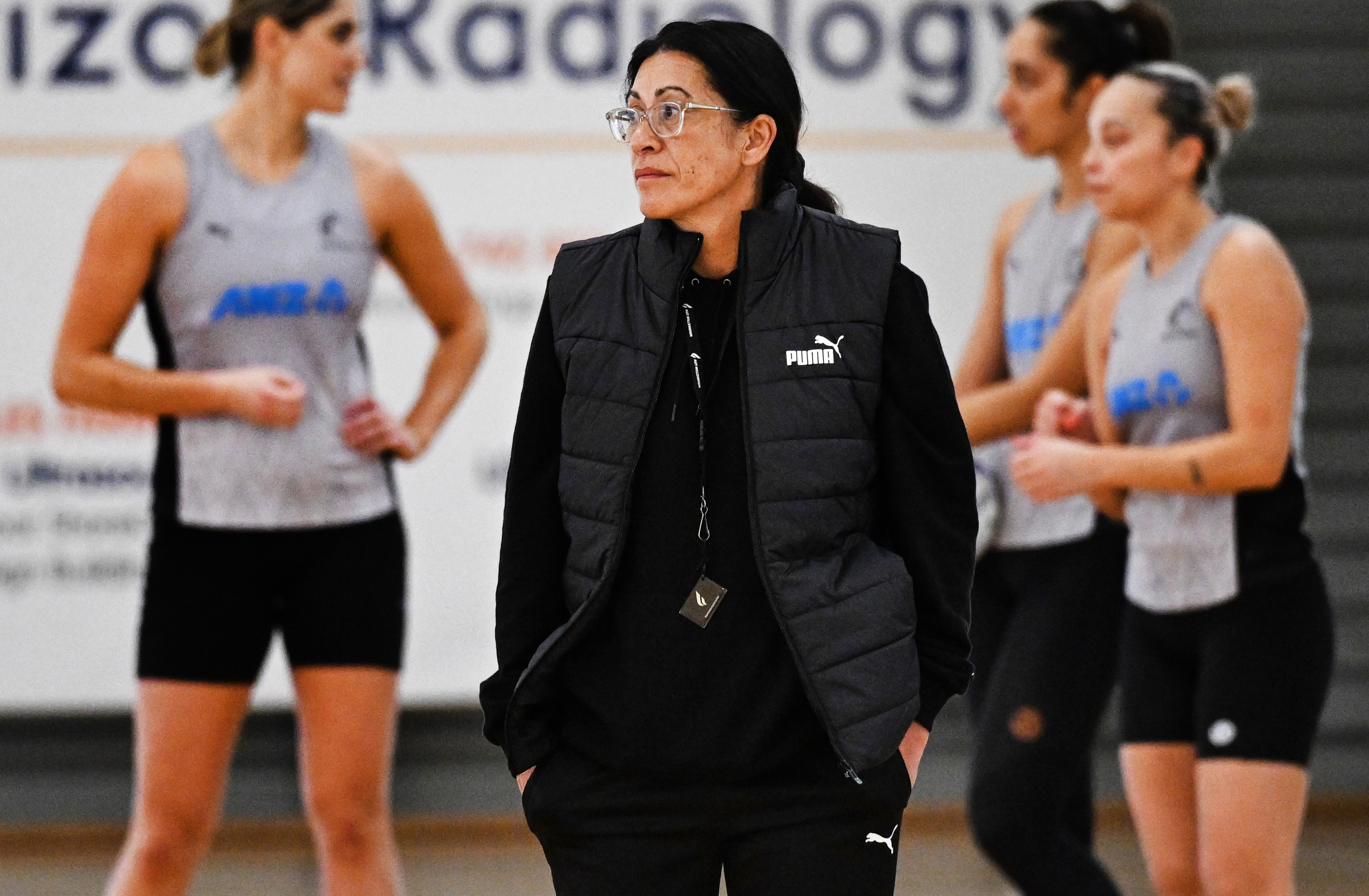 NZ coach Dame Noeline Taurua during the 2023 World Cup. Photo / Photosport