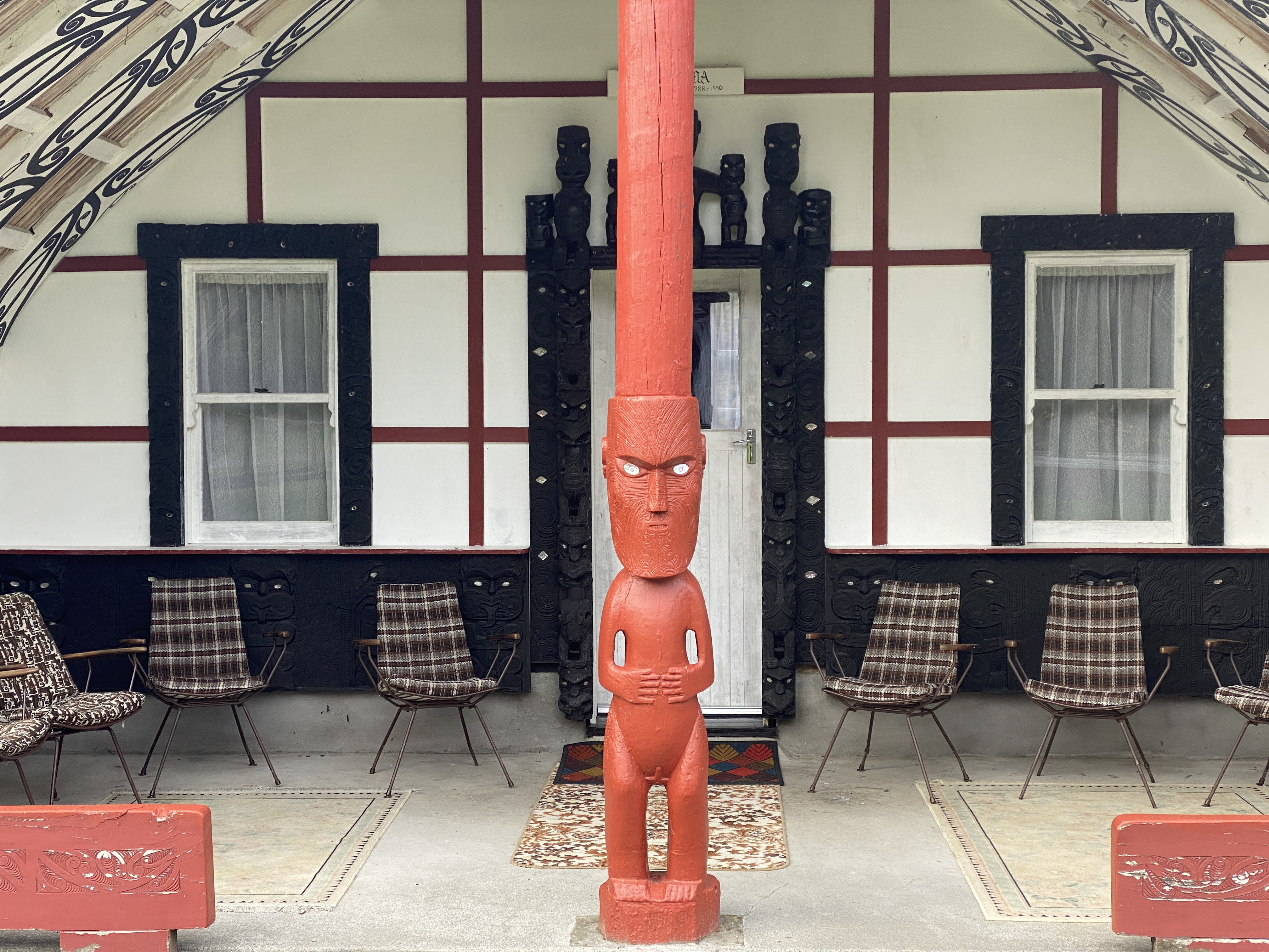Guests can tour the historic wharenui and small museum at Koriniti. Photo / Supplied