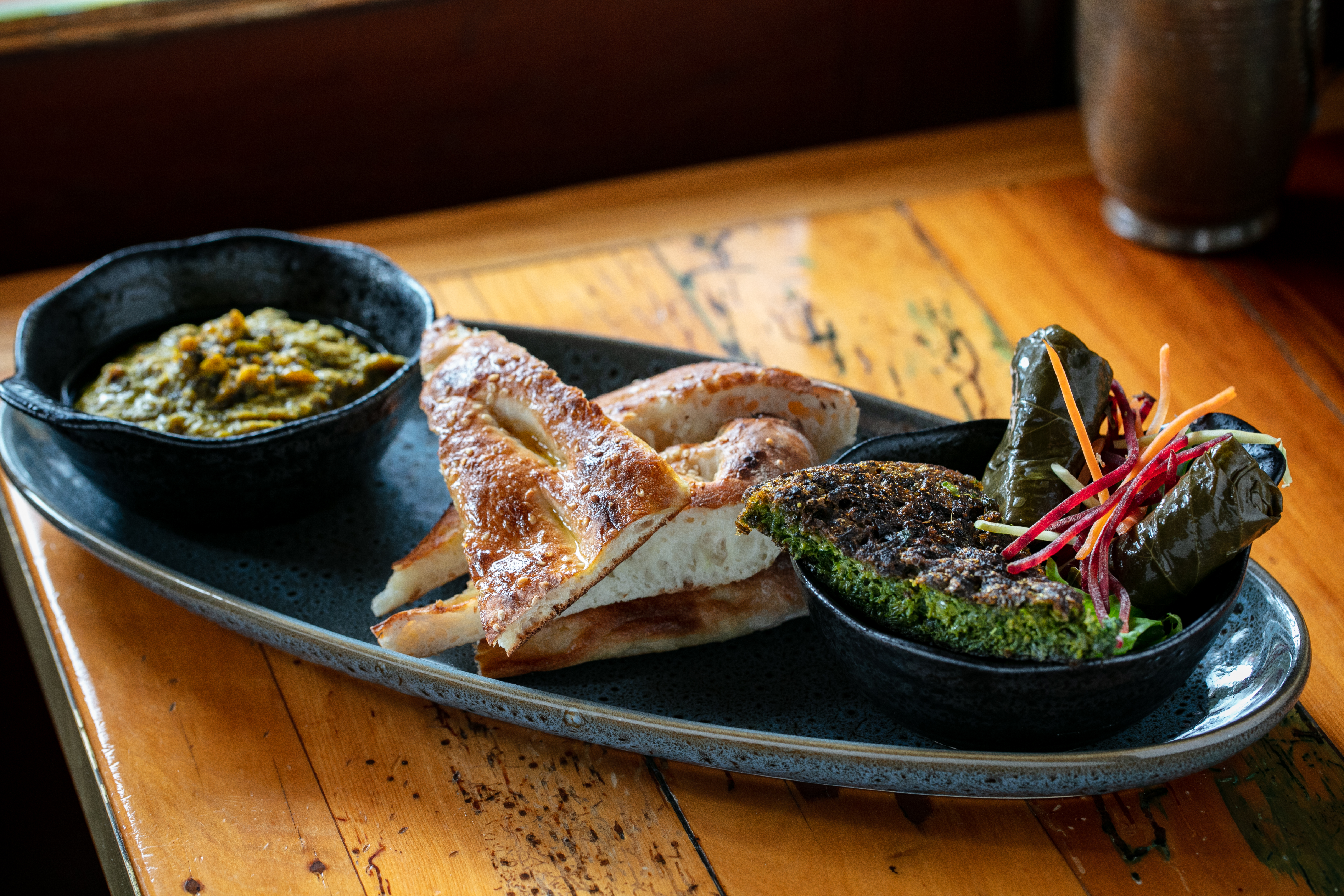 The mezze platter. Photo / Babiche Martens