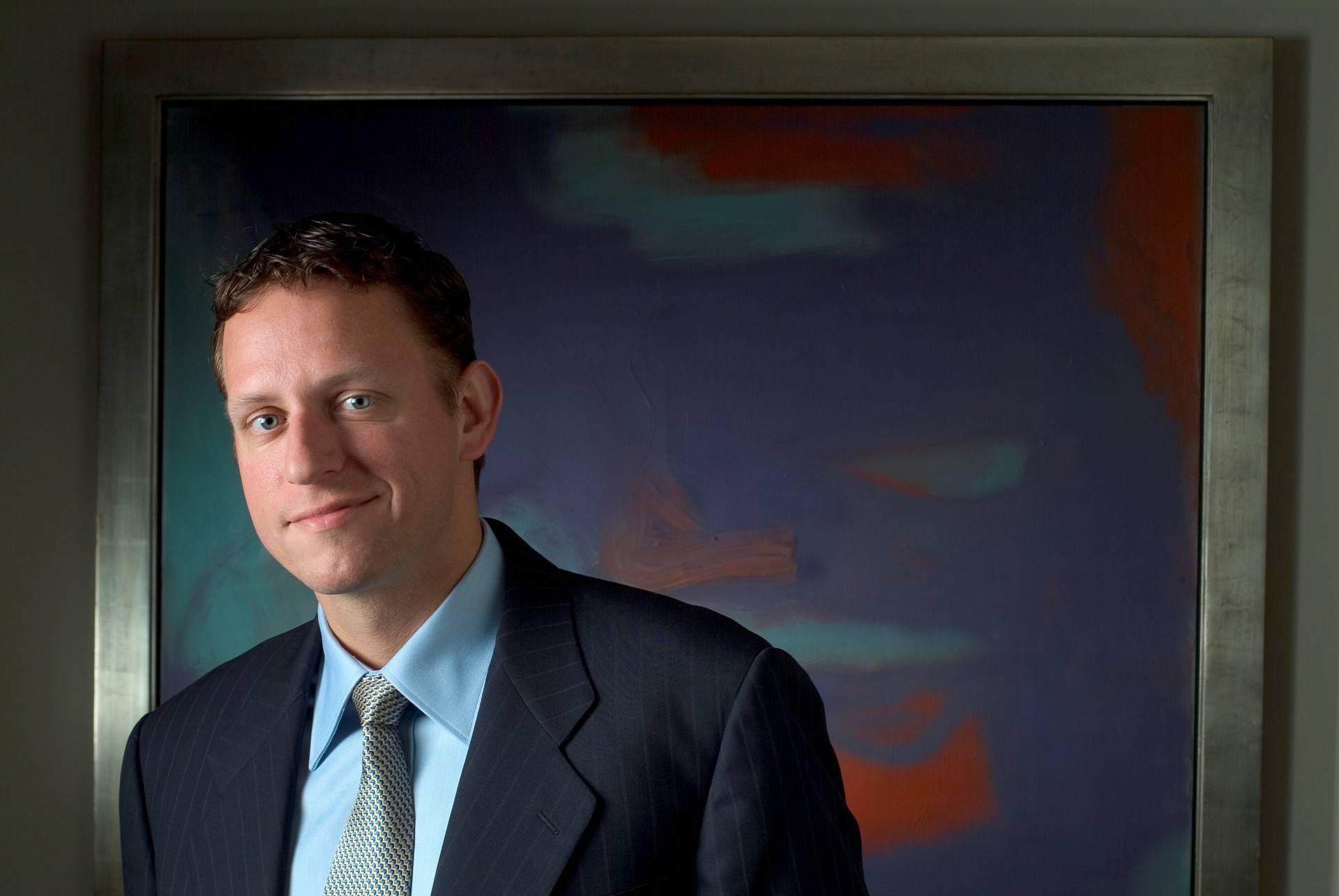 Billionaire American technology entrepreneur Peter Thiel.