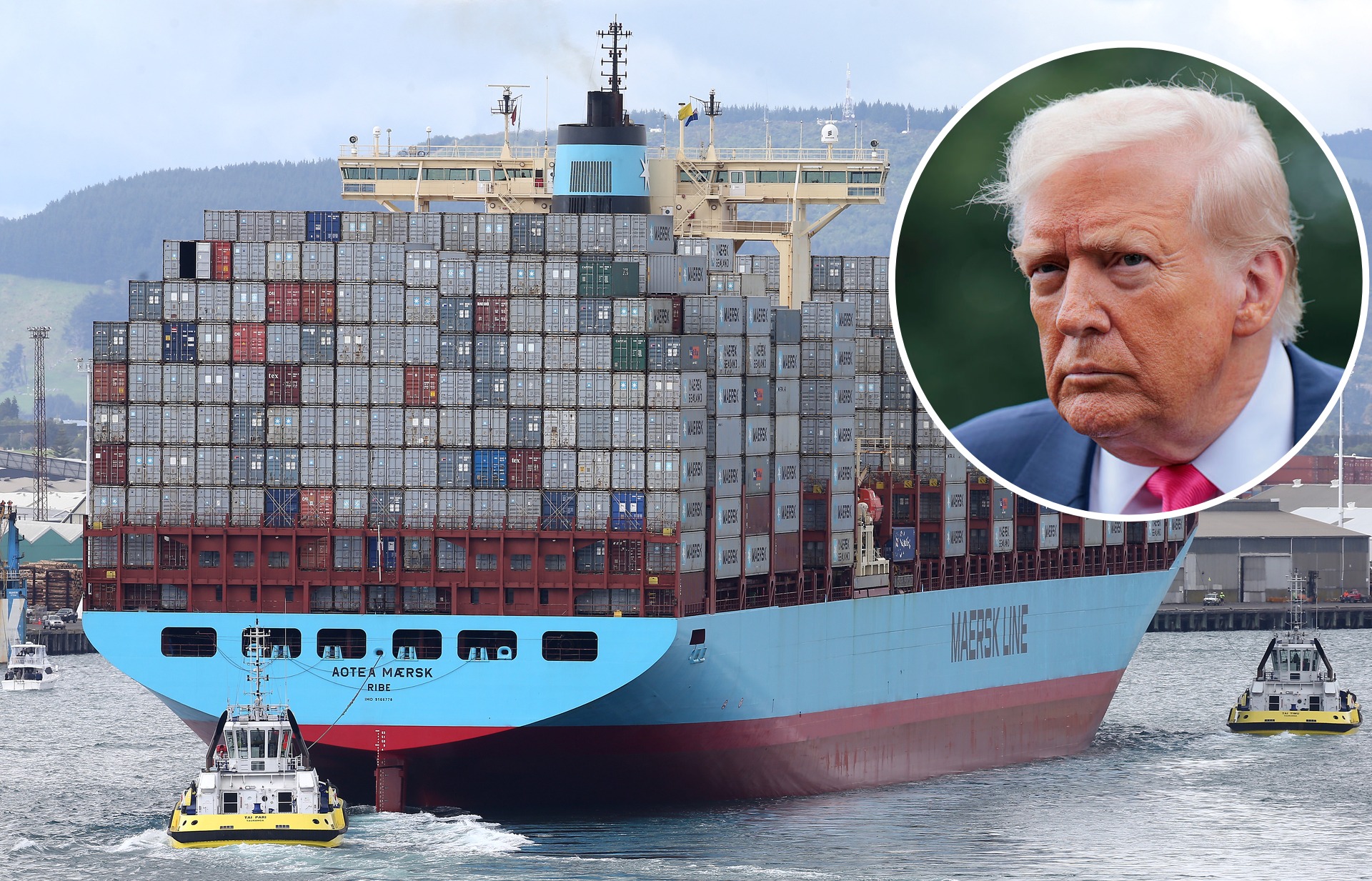 Donald Trump and the US government has imposed 15% tariffs on New Zealand goods. Photos / NZME / Getty Images