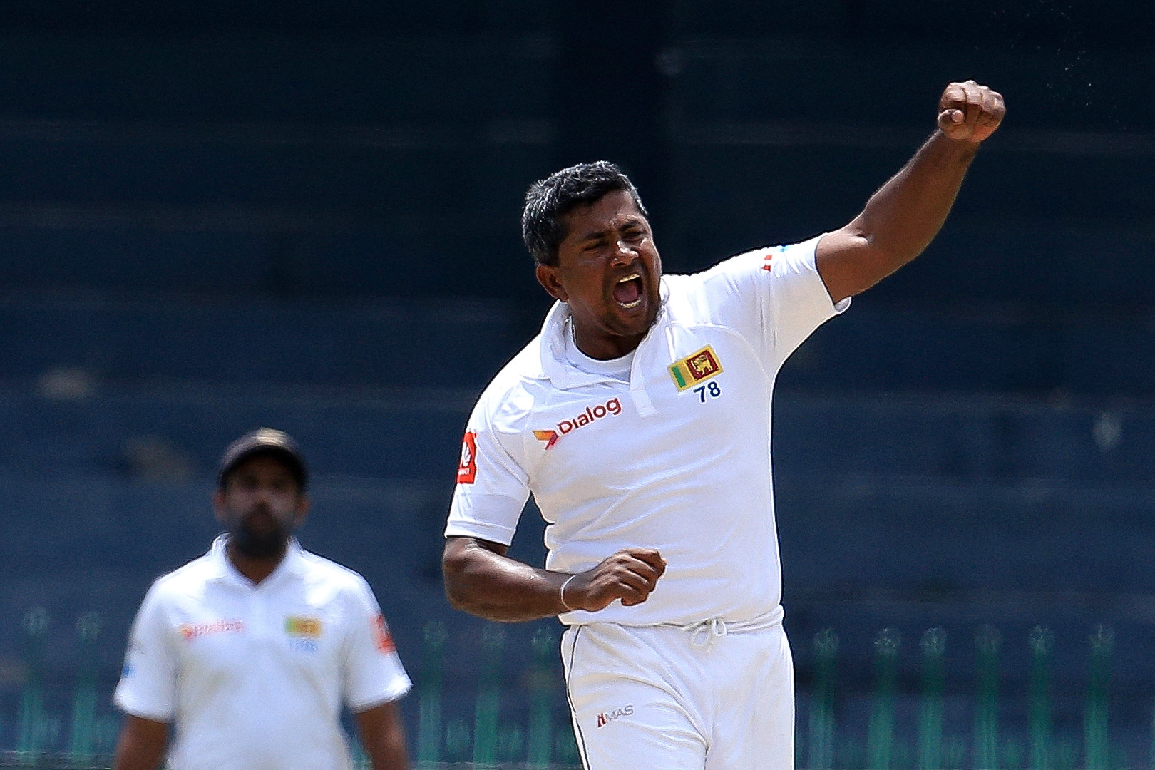 Rangana Herath has found memories in Galle. Photo / Getty Images