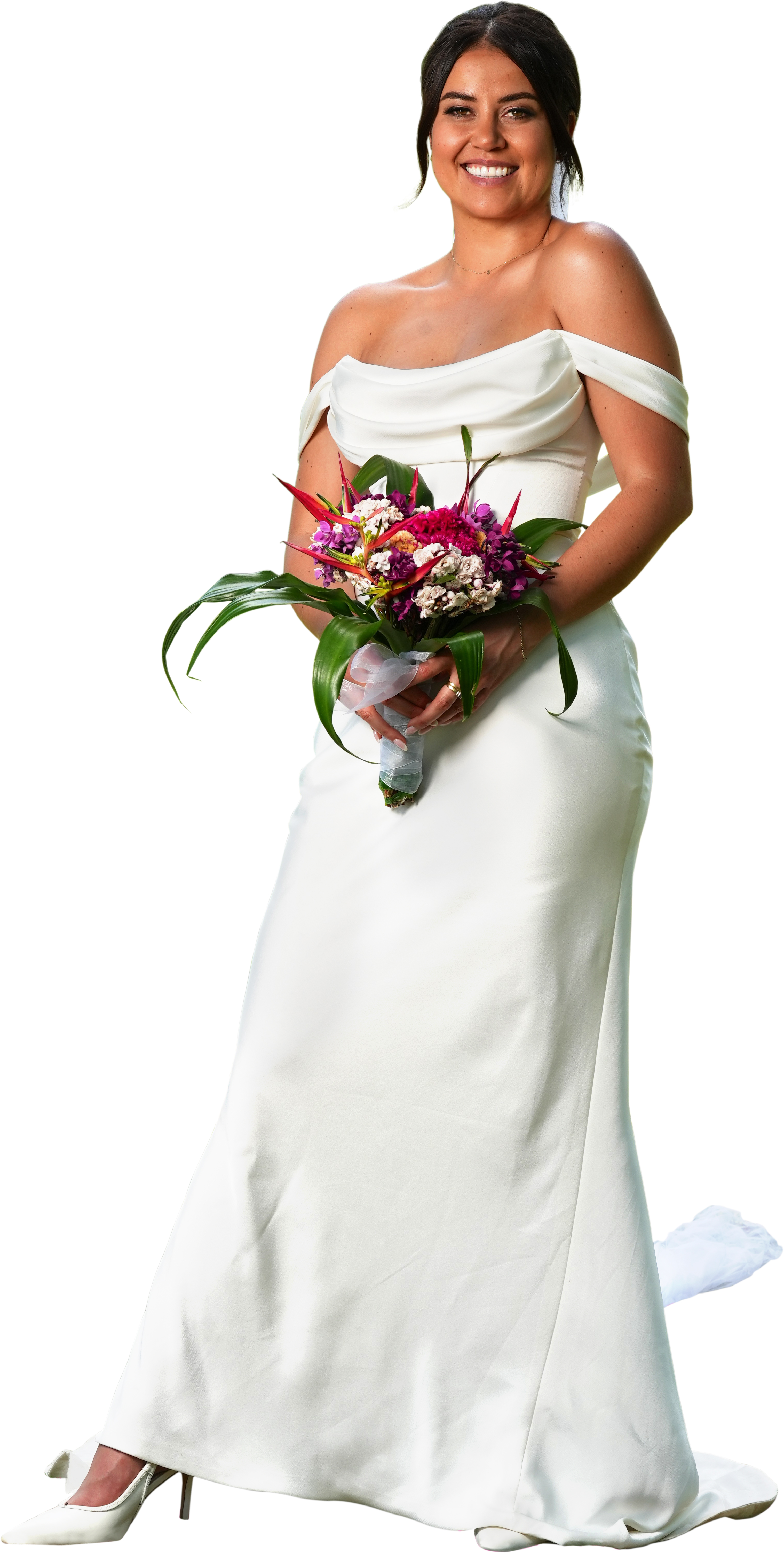 Married At First Sight New Zealand bride, Stephanie. Photo / Warner Bros. Discovery
