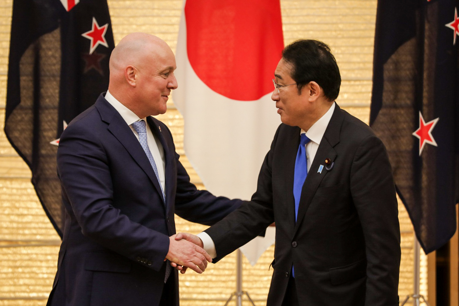 PM Christopher Luxon meets Japanese Prime Minister Fumio Kishida in Tokyo in June, 2024. Photo / Nate McKinnon